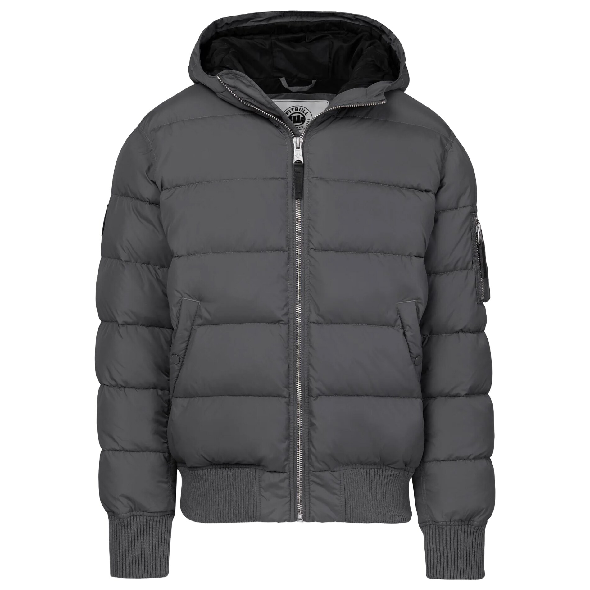 Kurtka Pitbull Gopher Quilted Jacket - Graphite