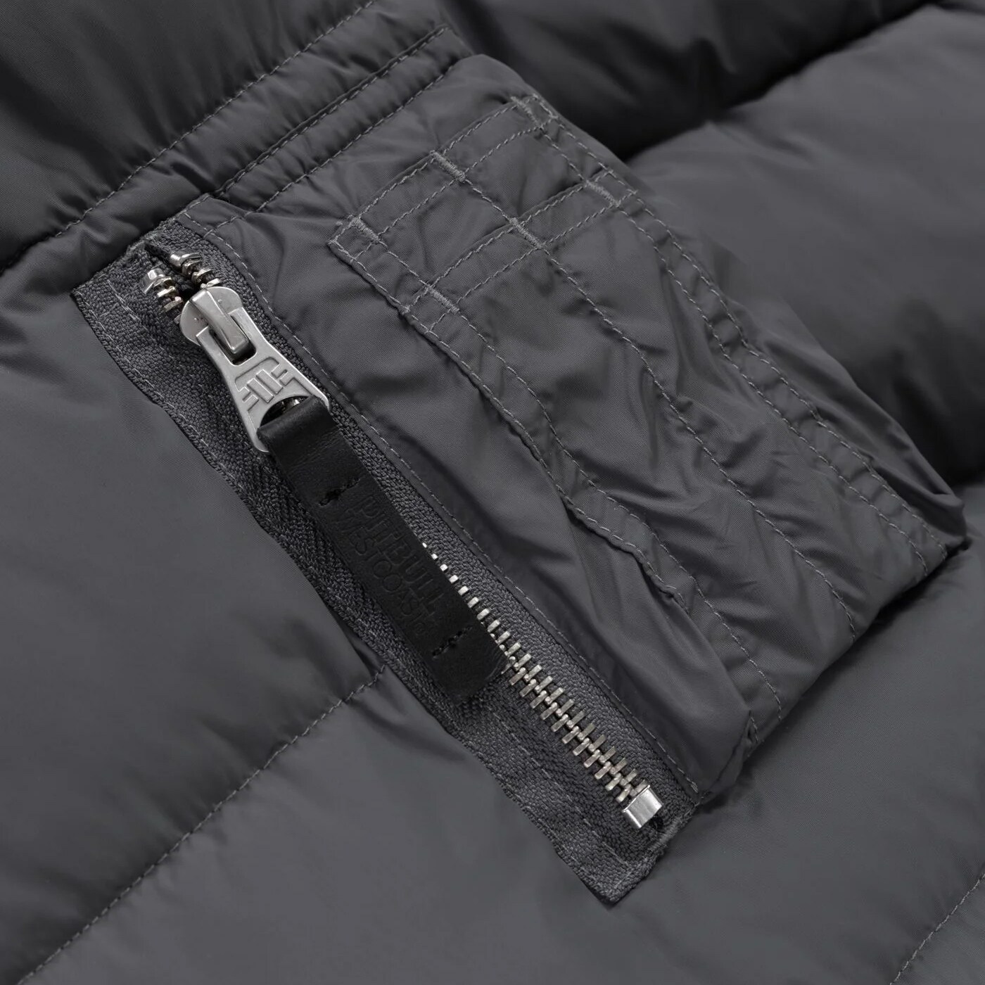 Kurtka Pitbull Gopher Quilted Jacket - Graphite