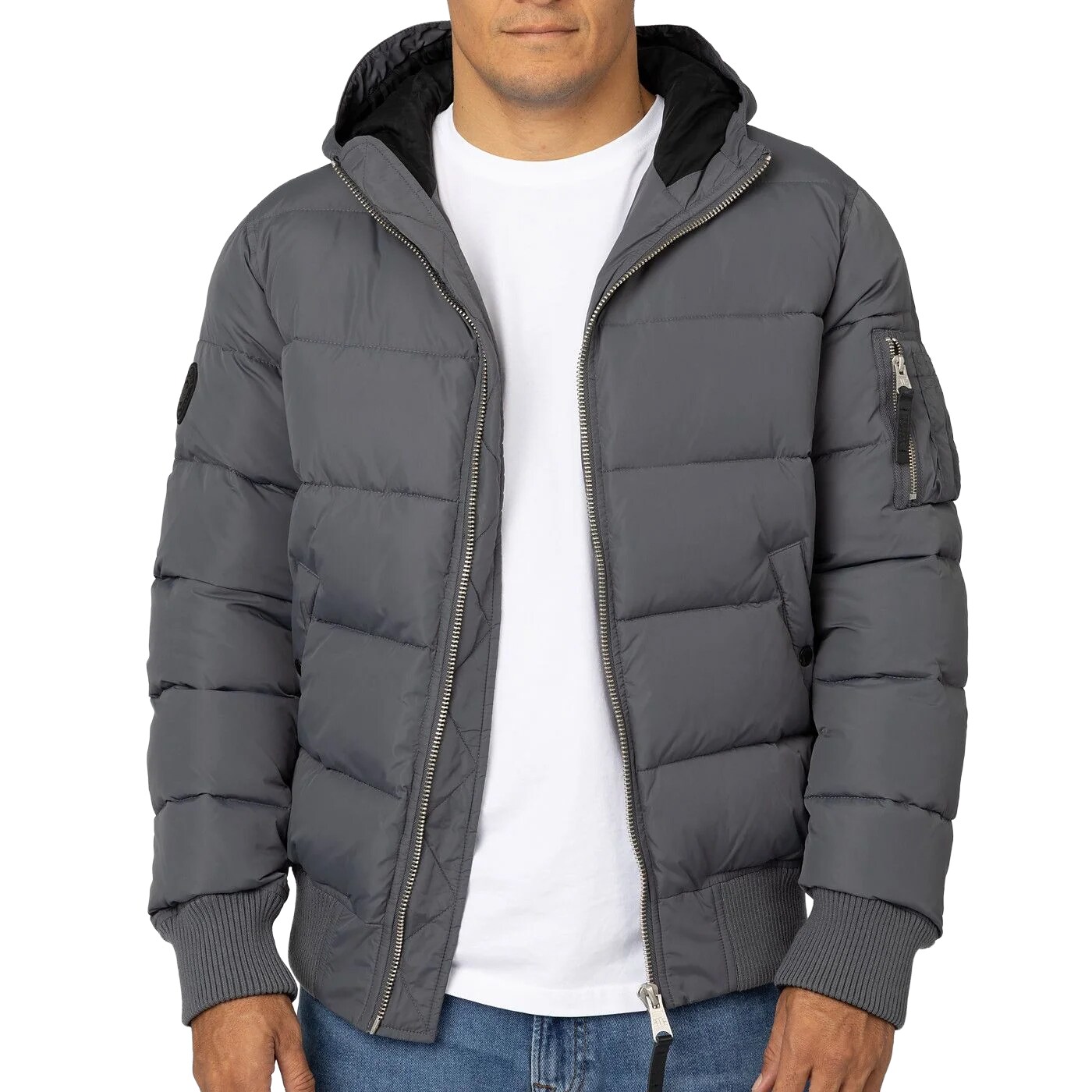 Kurtka Pitbull Gopher Quilted Jacket - Graphite