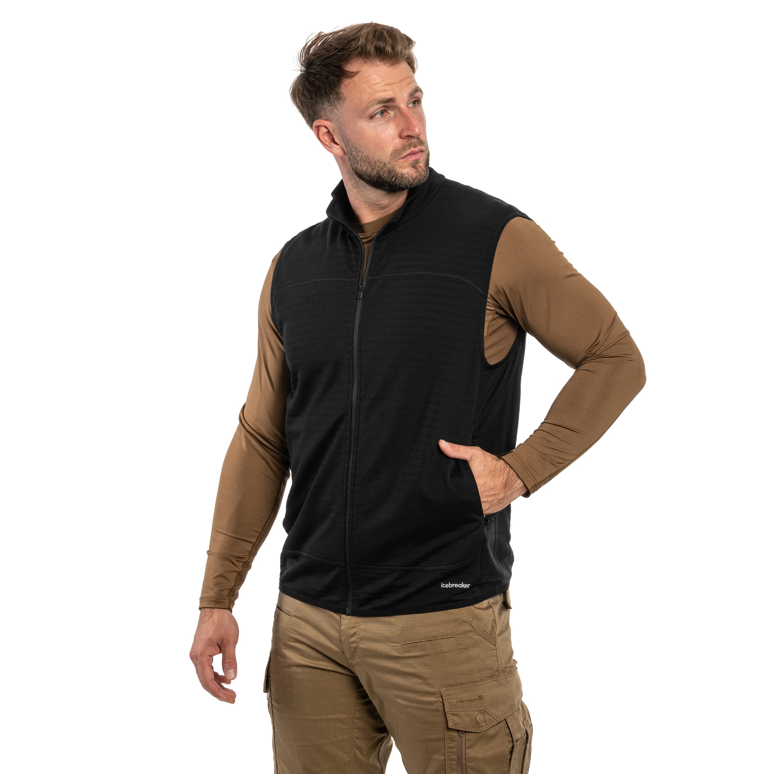 Жилет Icebreaker Merino 300 Descender Vest - Black
