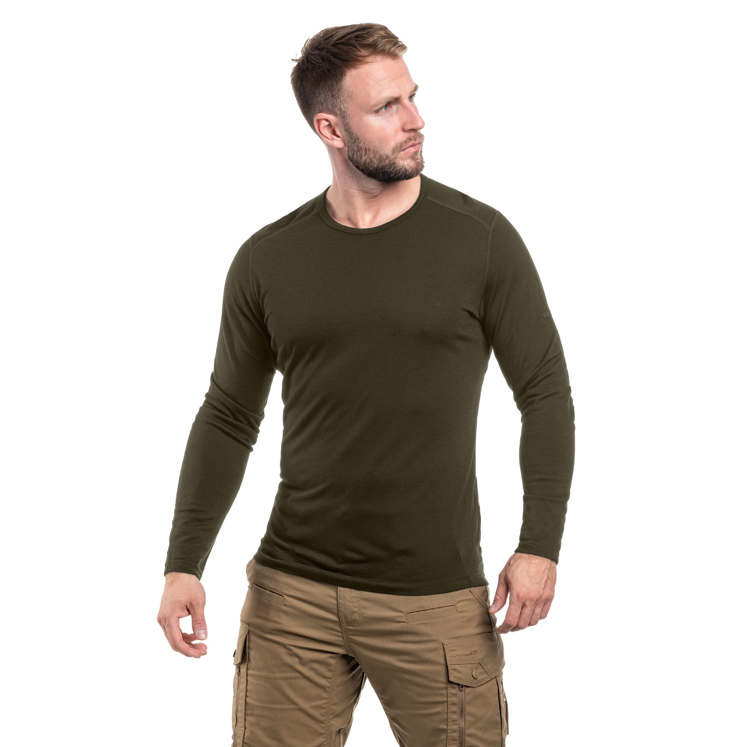 Koszulka termoaktywna Icebreaker Merino 200 Oasis Crewe - Dark Loden