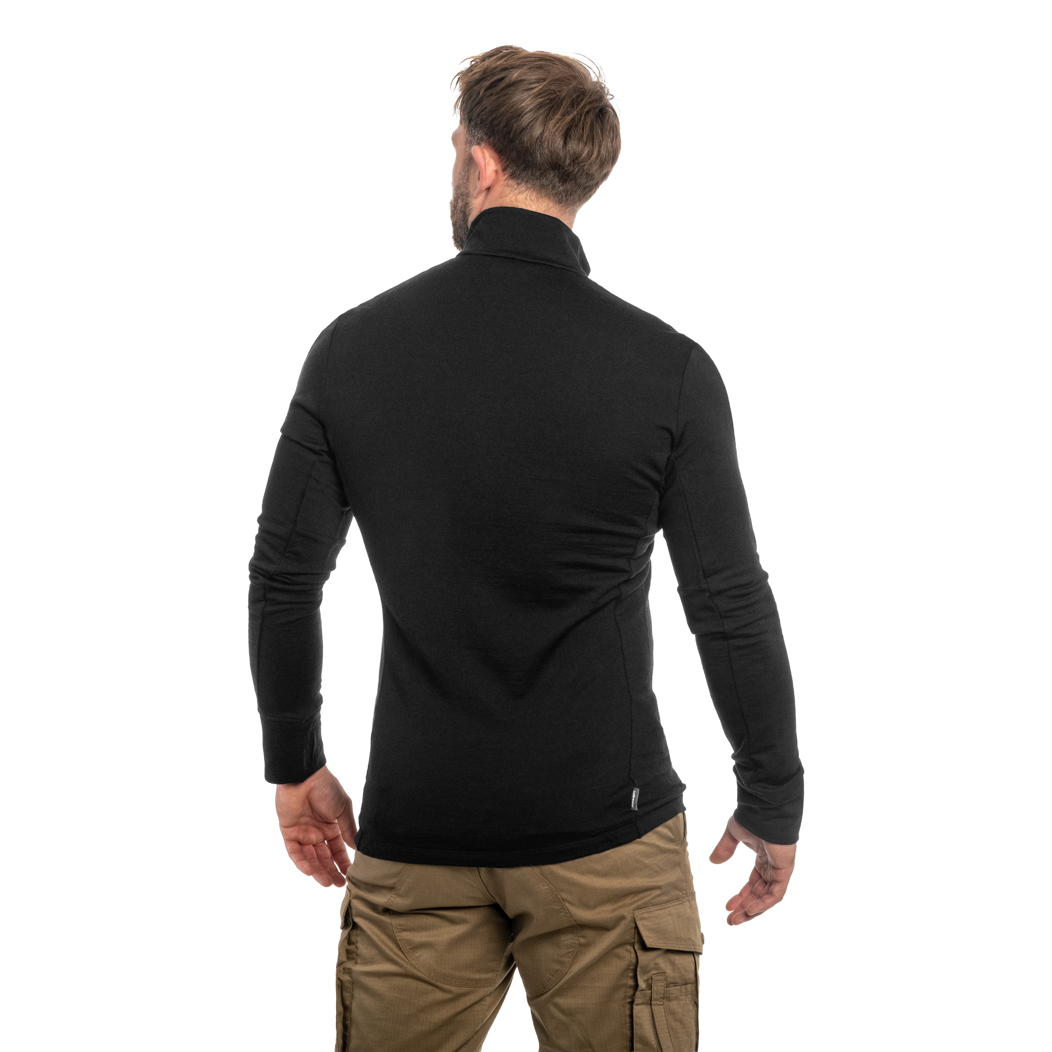 Bluza termoaktywna Icebreaker Merino 260 Quantum Zip - Black