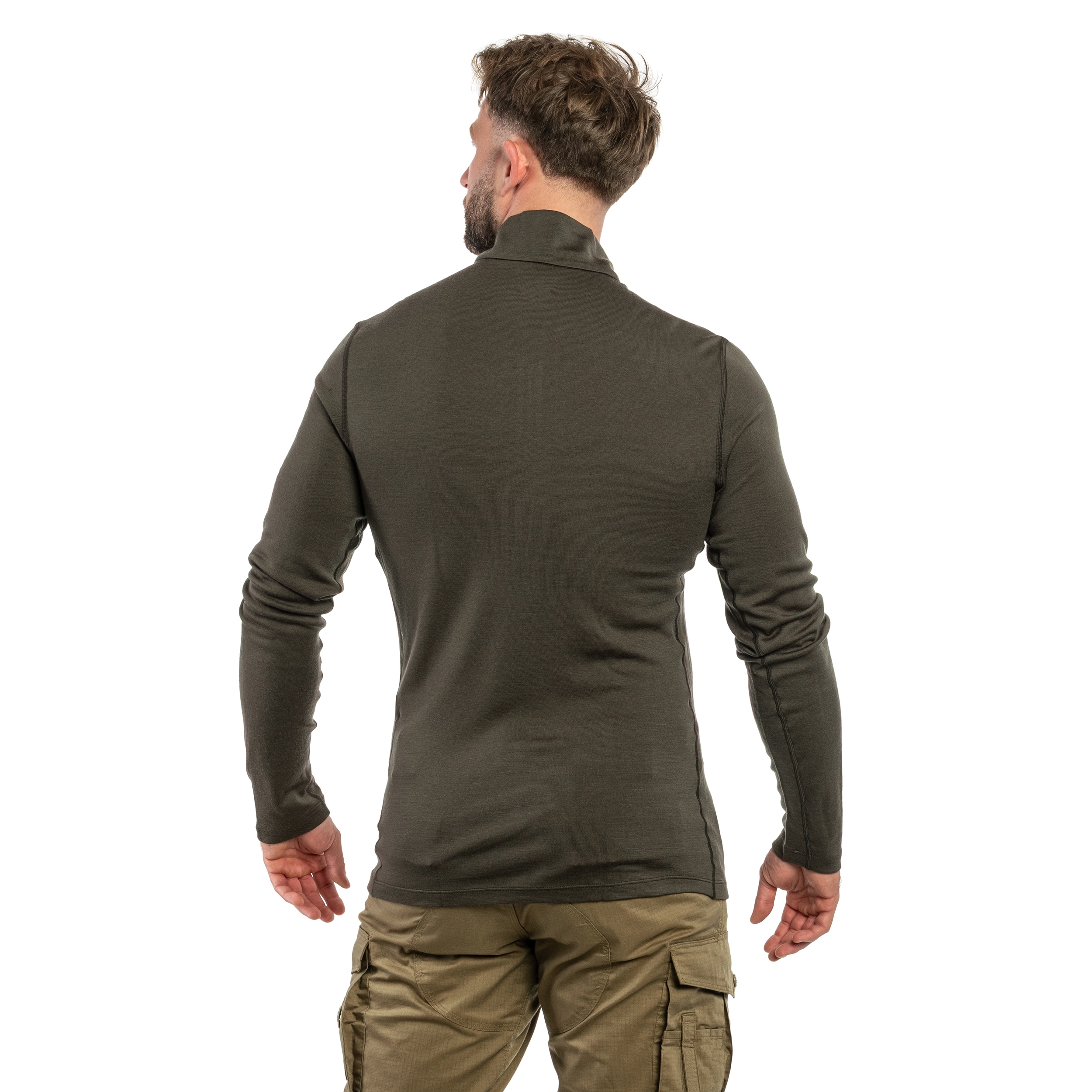 Koszulka termoaktywna Icebreaker Merino 260 Oasis Half-Zip - Dark Loden