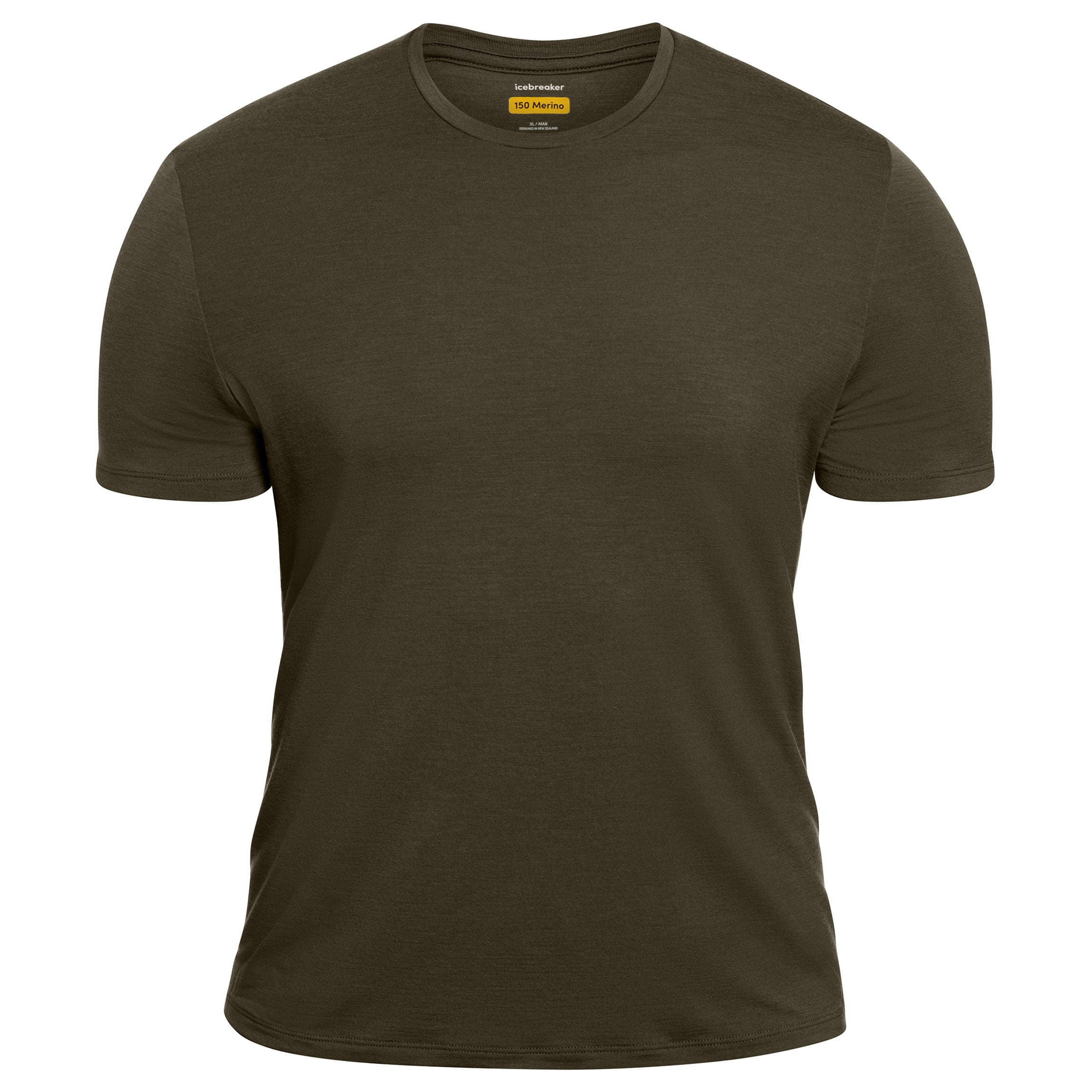 Koszulka T-Shirt Icebreaker Merino 150 Anatomica Short Sleeve Crew - Dark Loden