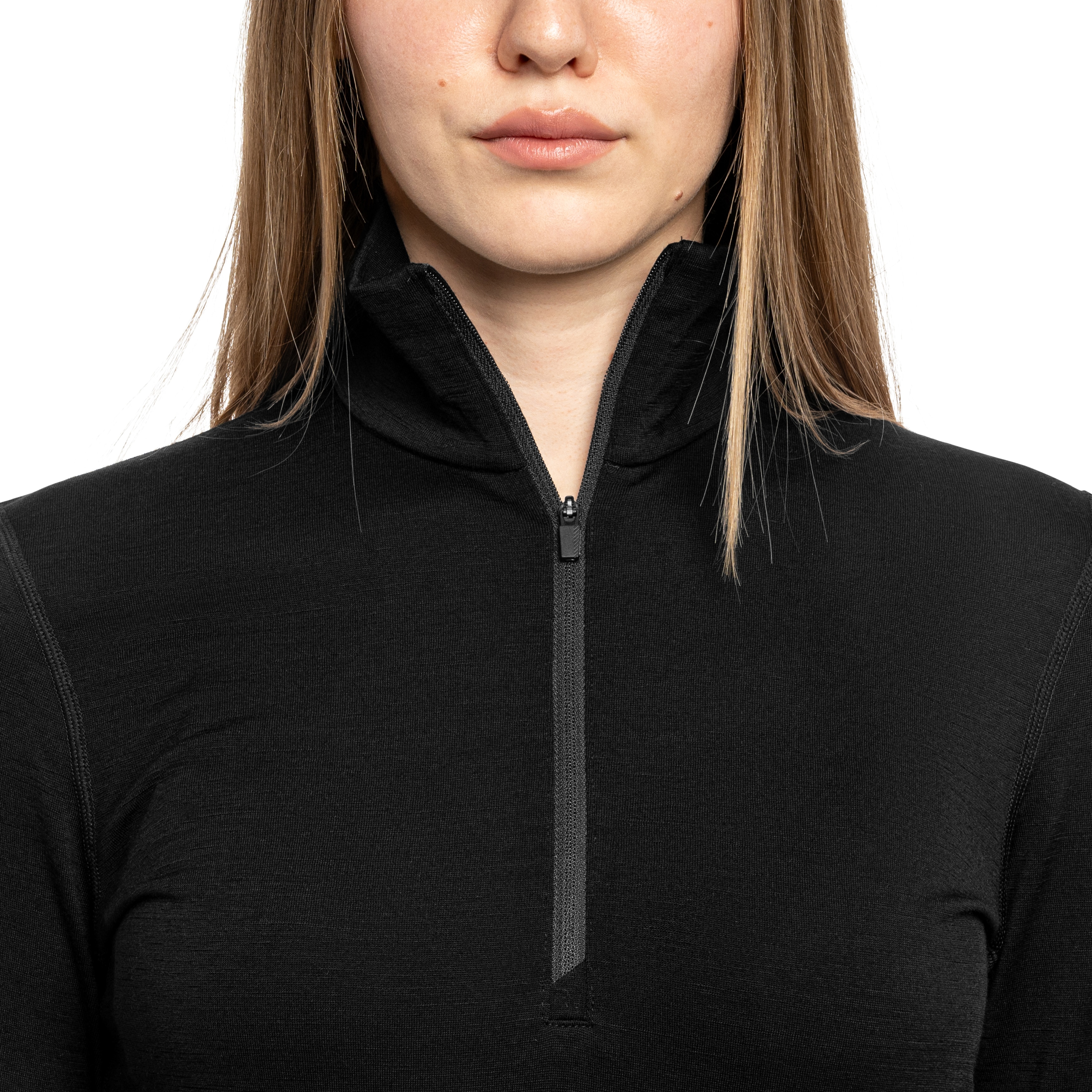Жіноча термоактивна кофта Icebreaker Merino 200 Oasis Half-Zip - Black