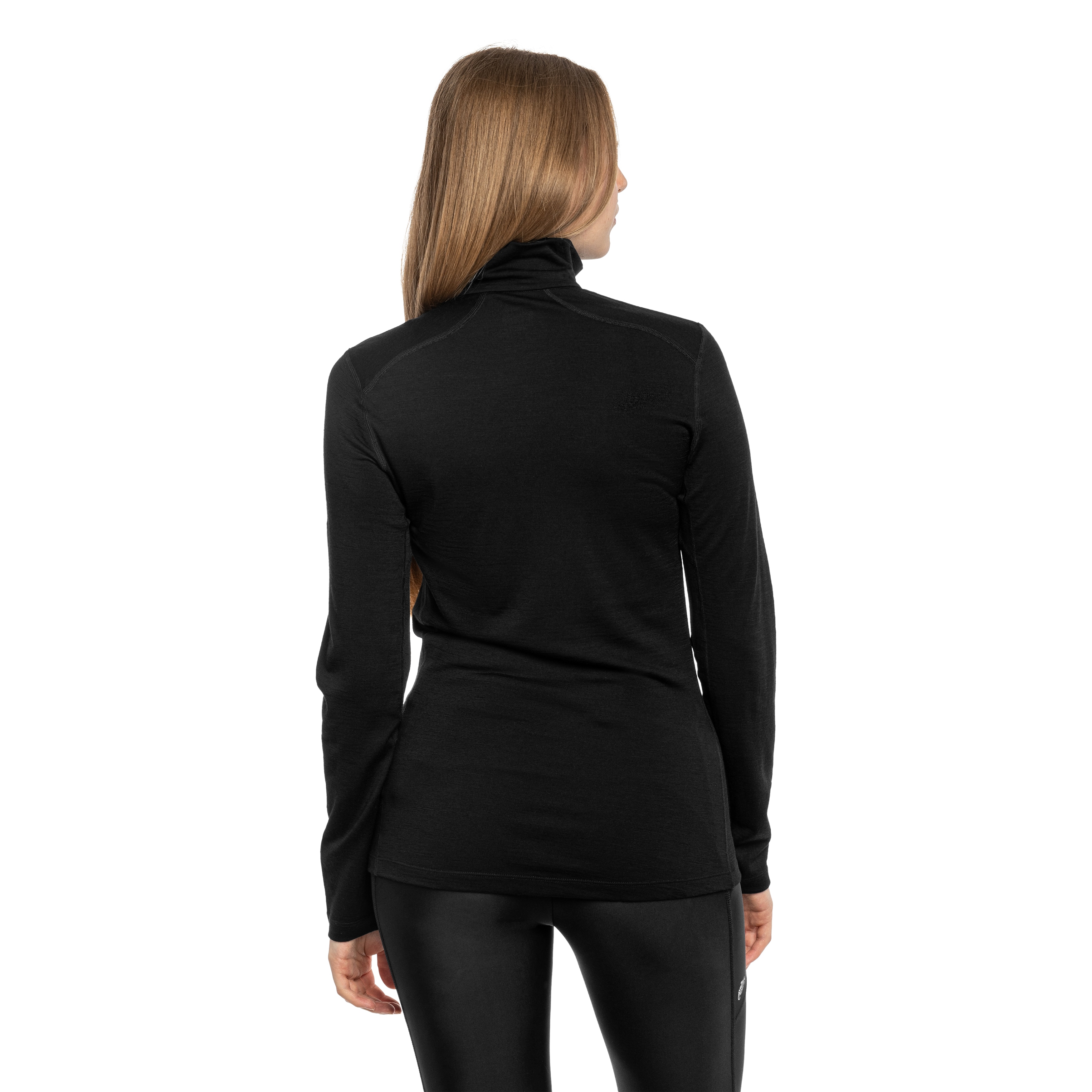 Жіноча термоактивна кофта Icebreaker Merino 200 Oasis Half-Zip - Black