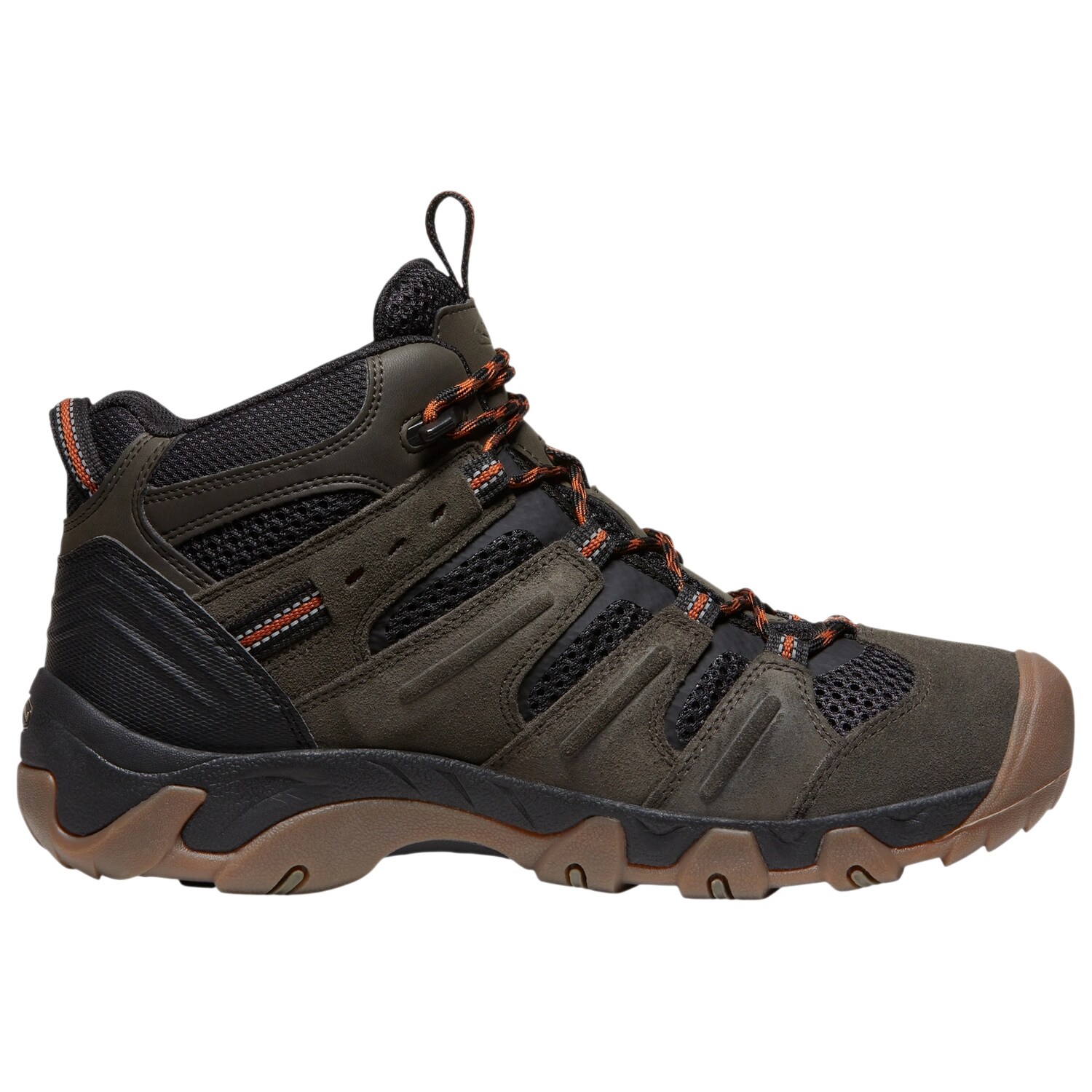 Buty Keen Headout MID WP - Olive/Fossil Orange