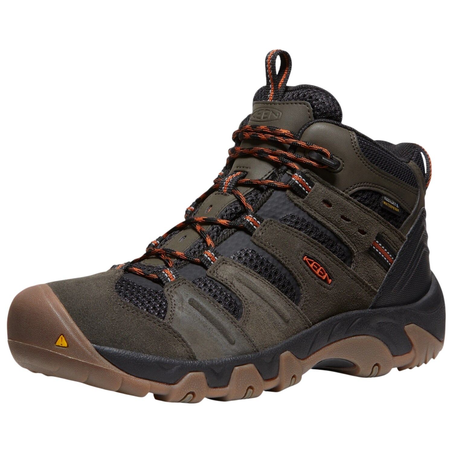 Buty Keen Headout MID WP - Olive/Fossil Orange