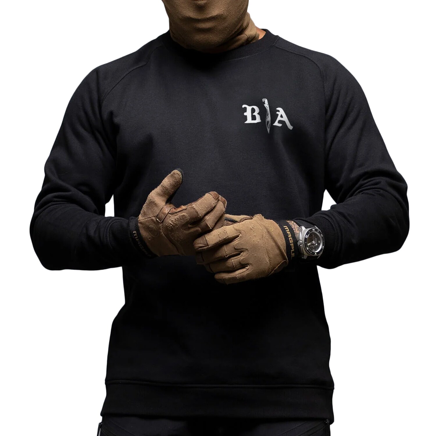 Bluza Brothers in Arms Die Once Crewneck - Black