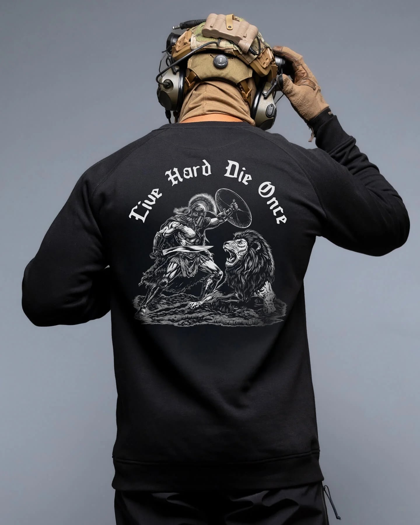 Bluza Brothers in Arms Die Once Crewneck - Black