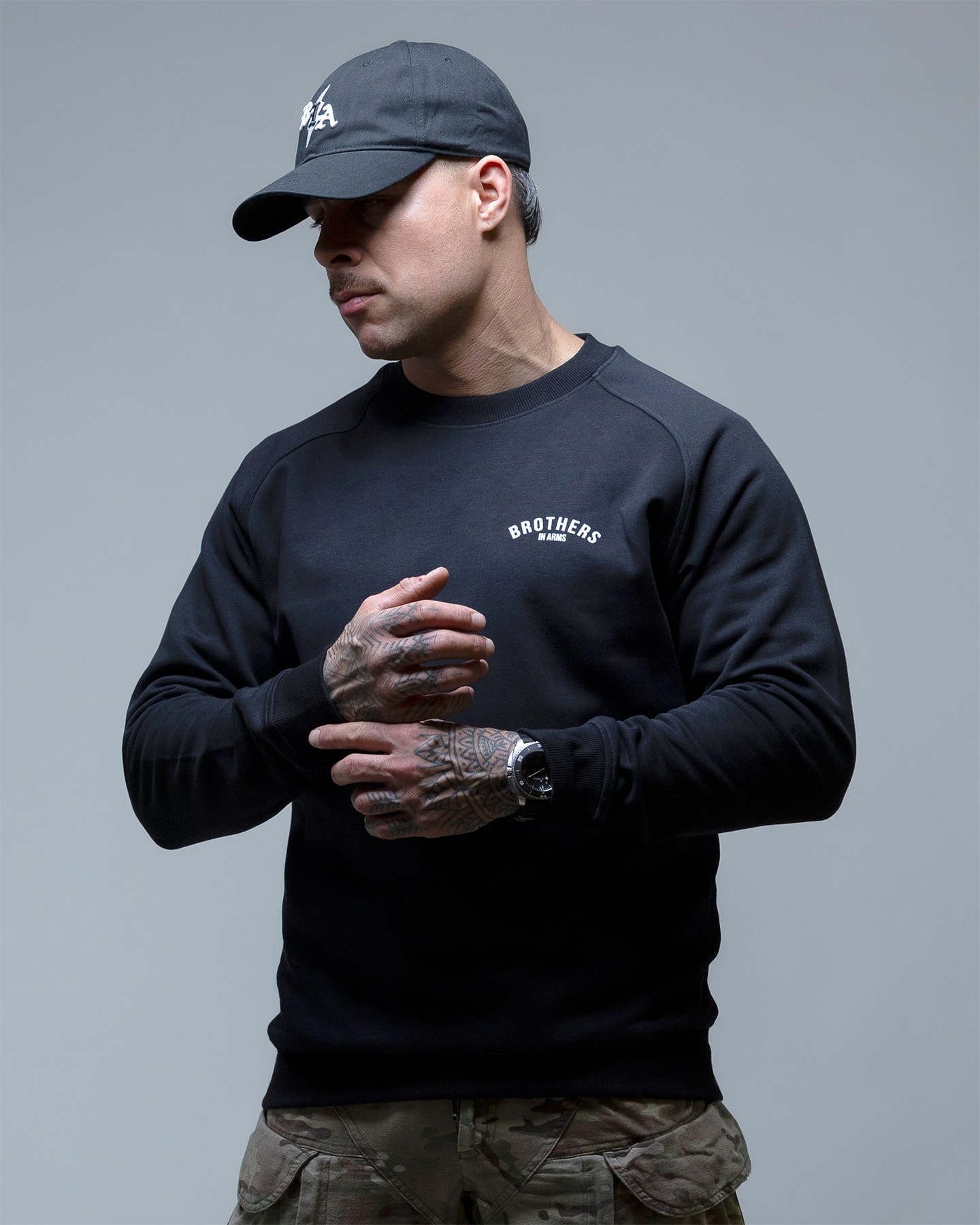 Bluza Brothers in Arms Team Crewneck - Black
