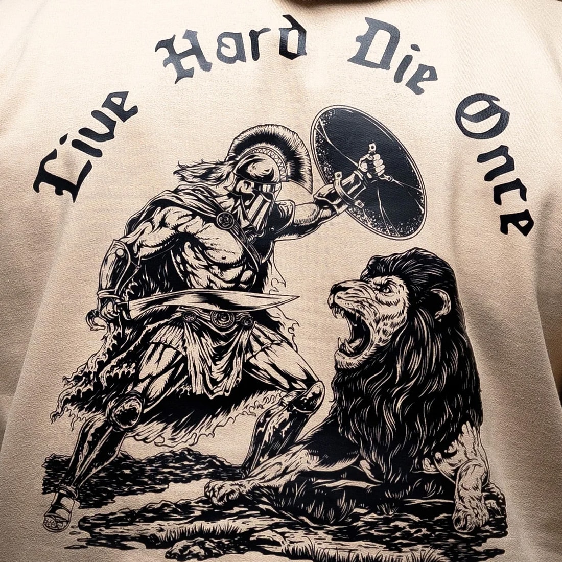Bluza Brothers in Arms Die Once Hoodie - Sand