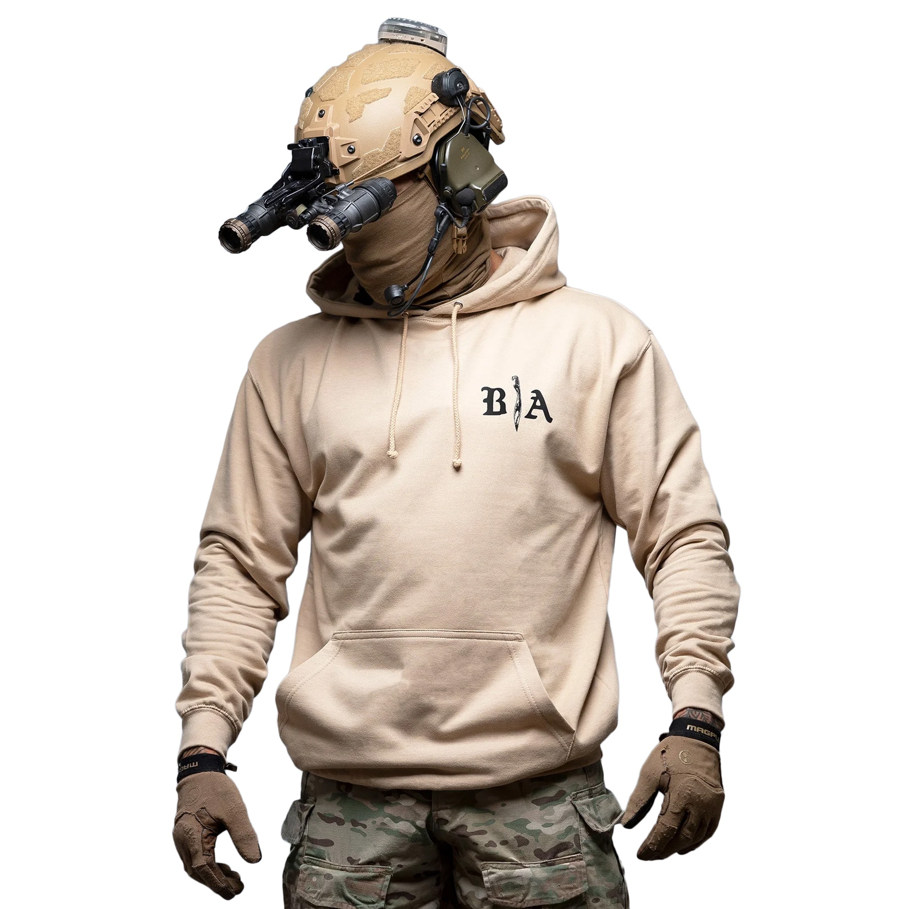 Bluza Brothers in Arms Die Once Hoodie - Sand