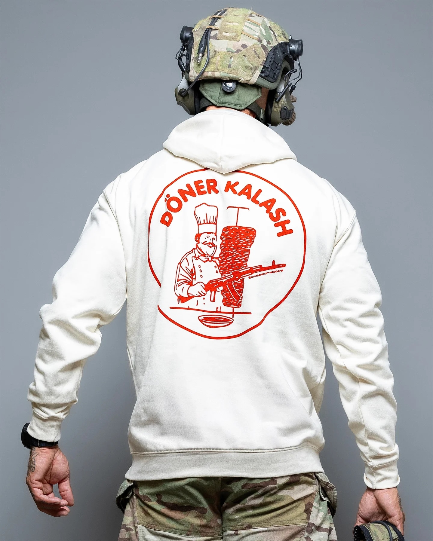 Худі Brothers in Arms Döner Kalash - Cream
