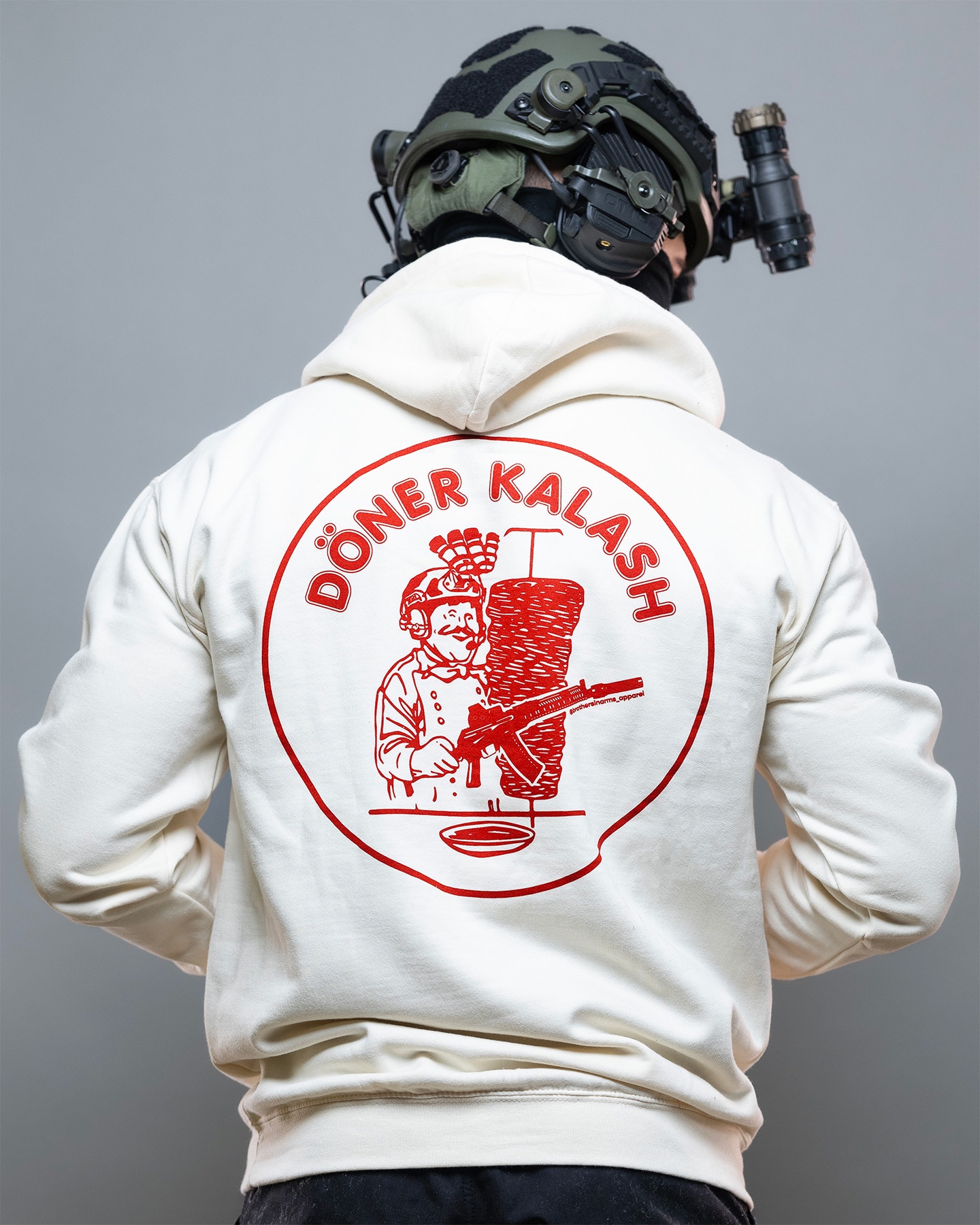 Bluza Brothers in Arms Döner Kalash Spicy Hoodie - Cream