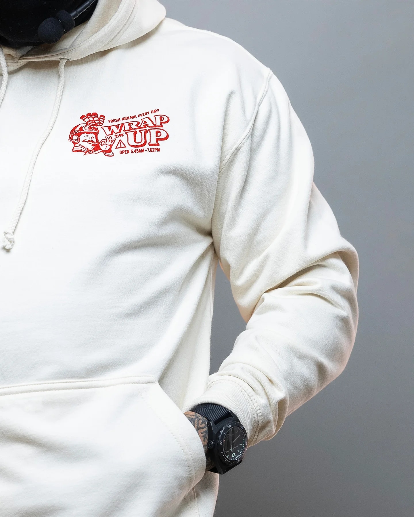 Bluza Brothers in Arms Döner Kalash Spicy Hoodie - Cream