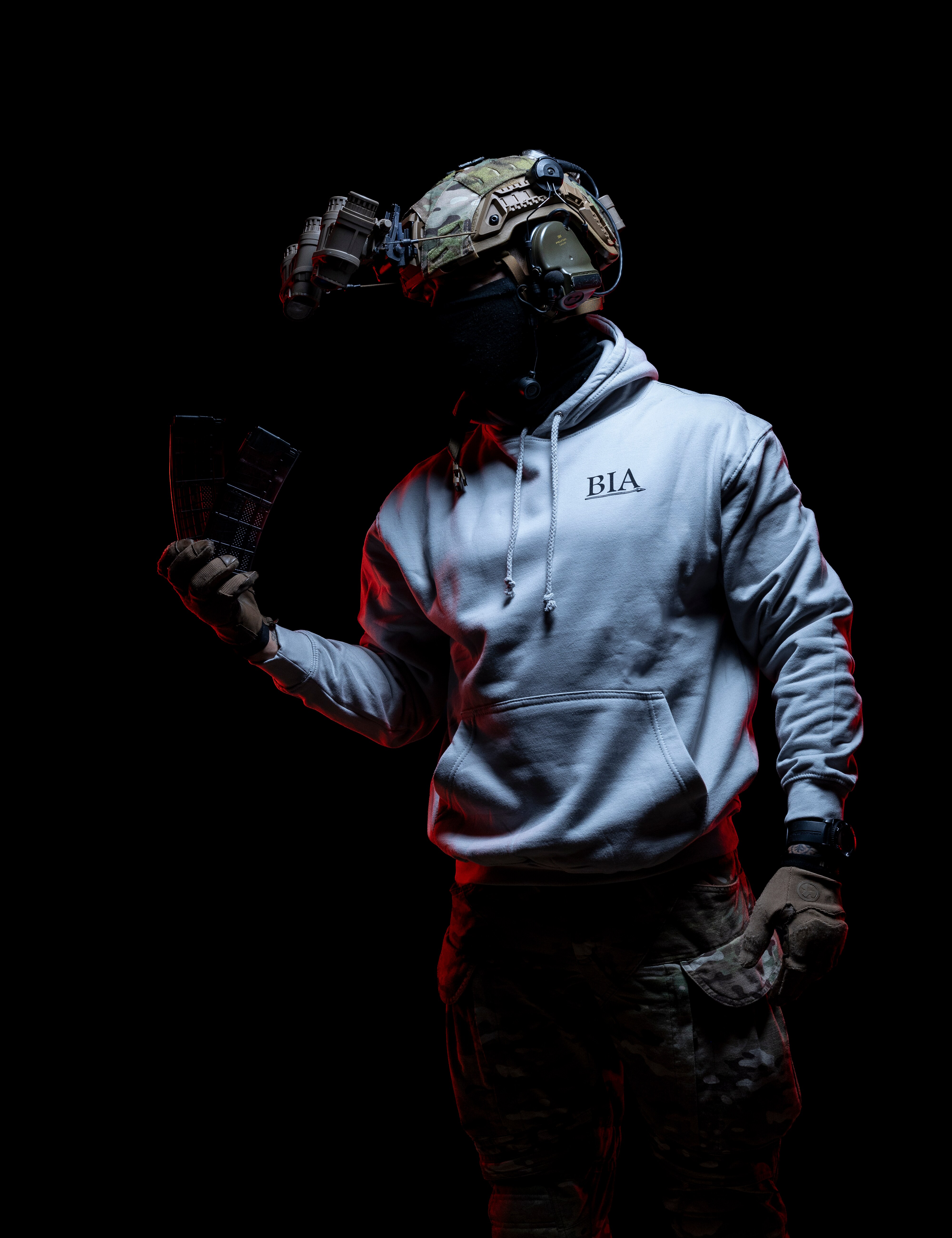 Bluza Brothers in Arms False God Hoodie - Grey