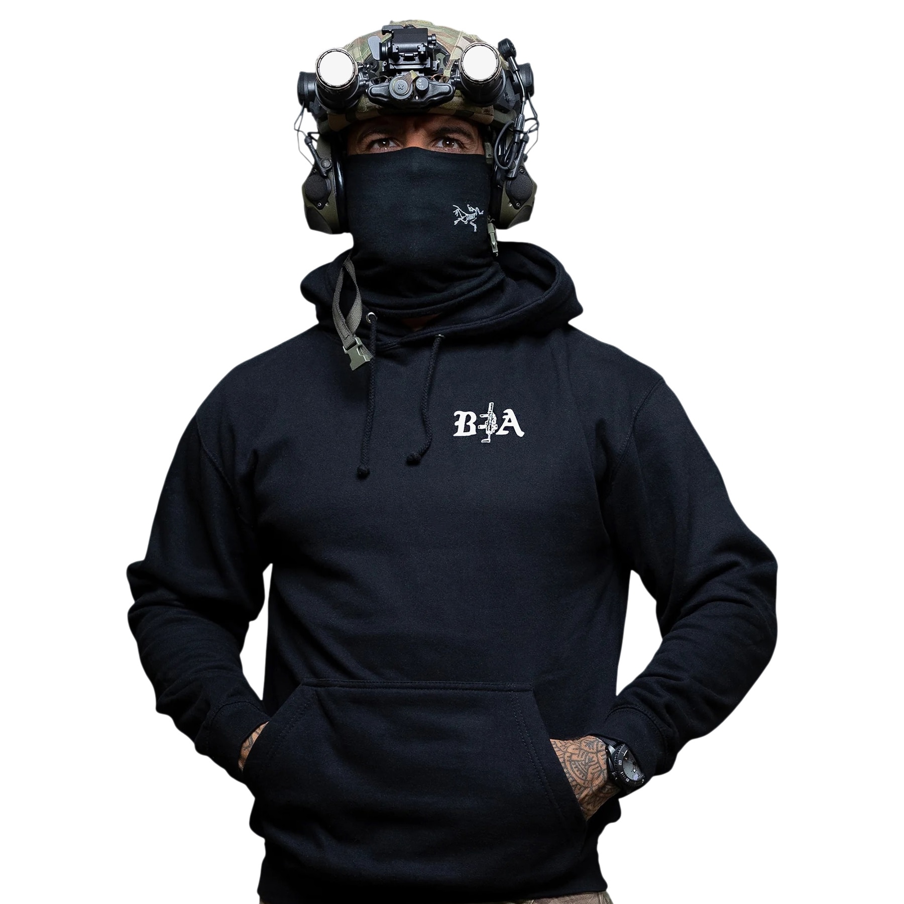 Bluza Brothers in Arms Hard Times Hoodie - Black