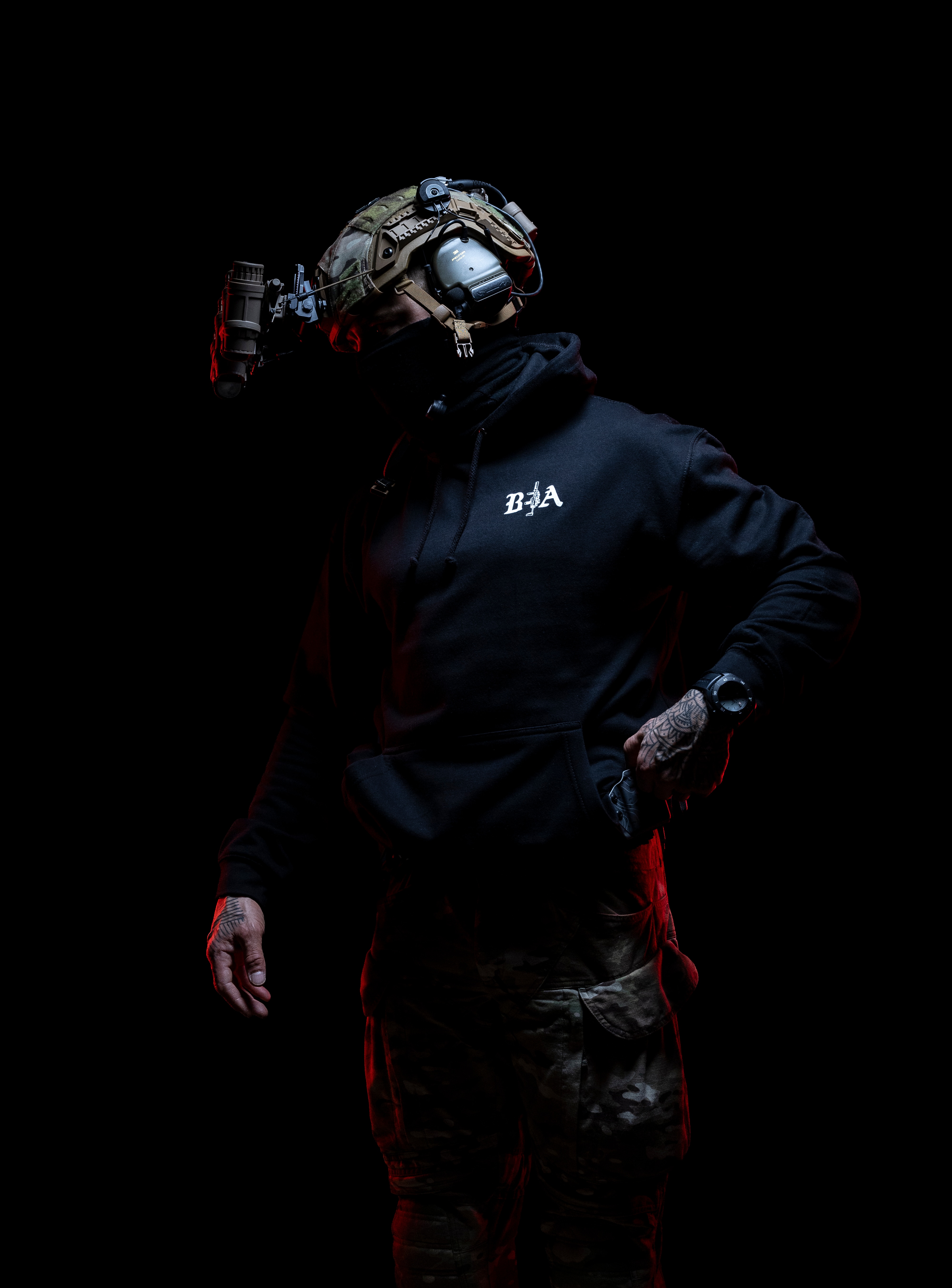 Худі Brothers in Arms Hard Times - Black