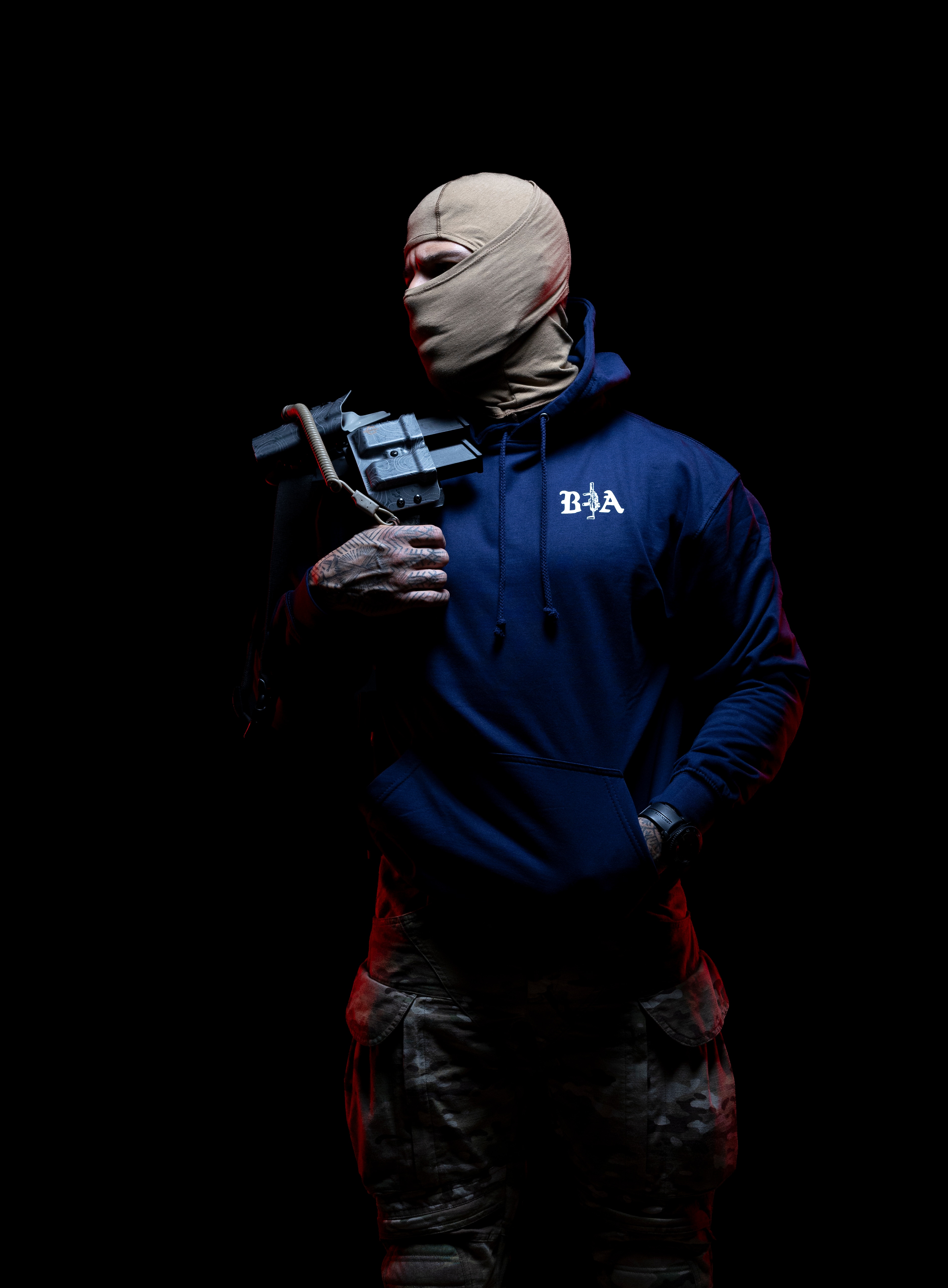 Brothers in Arms Hard Times Hoodie - Navy