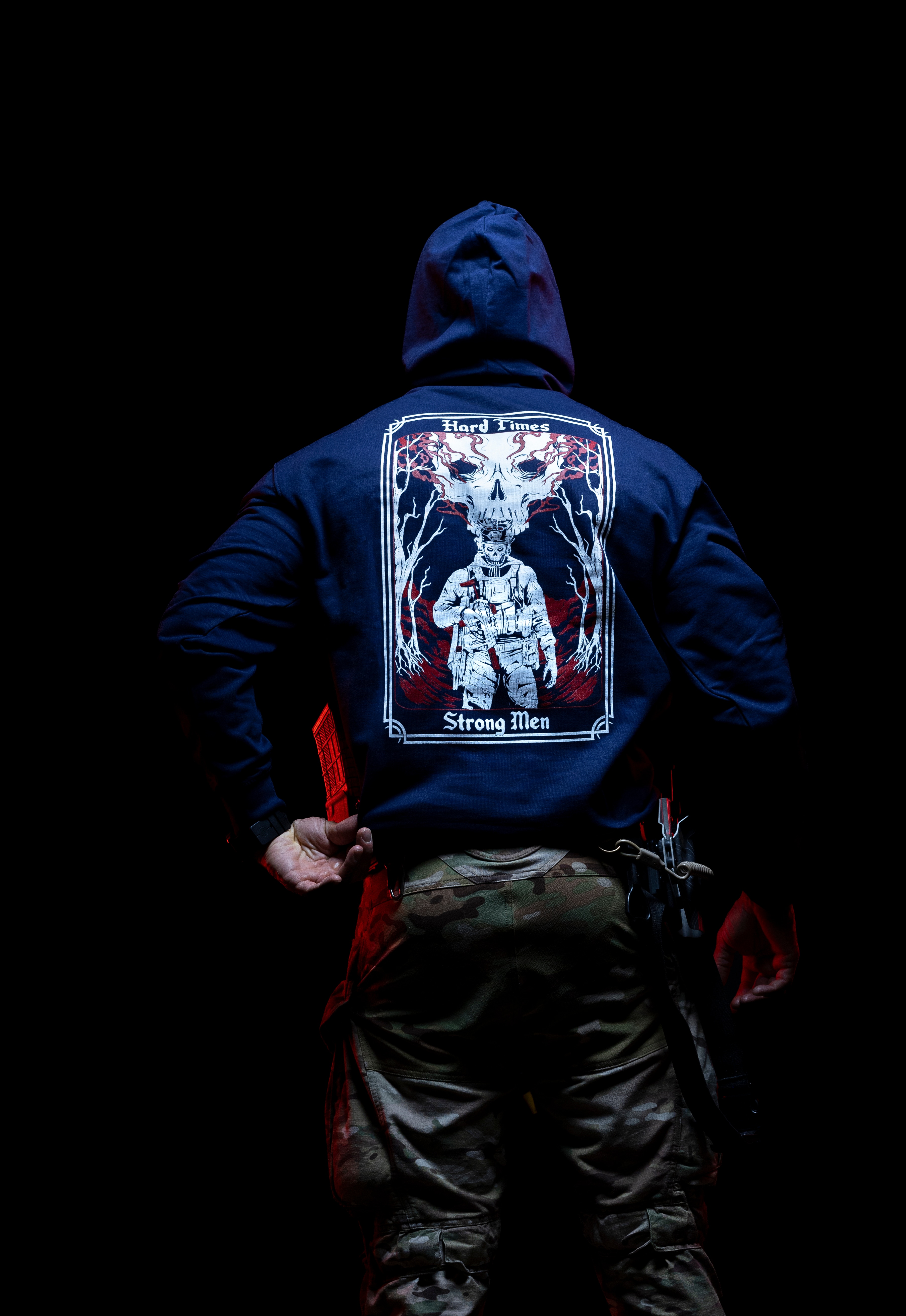Brothers in Arms Hard Times Hoodie - Navy