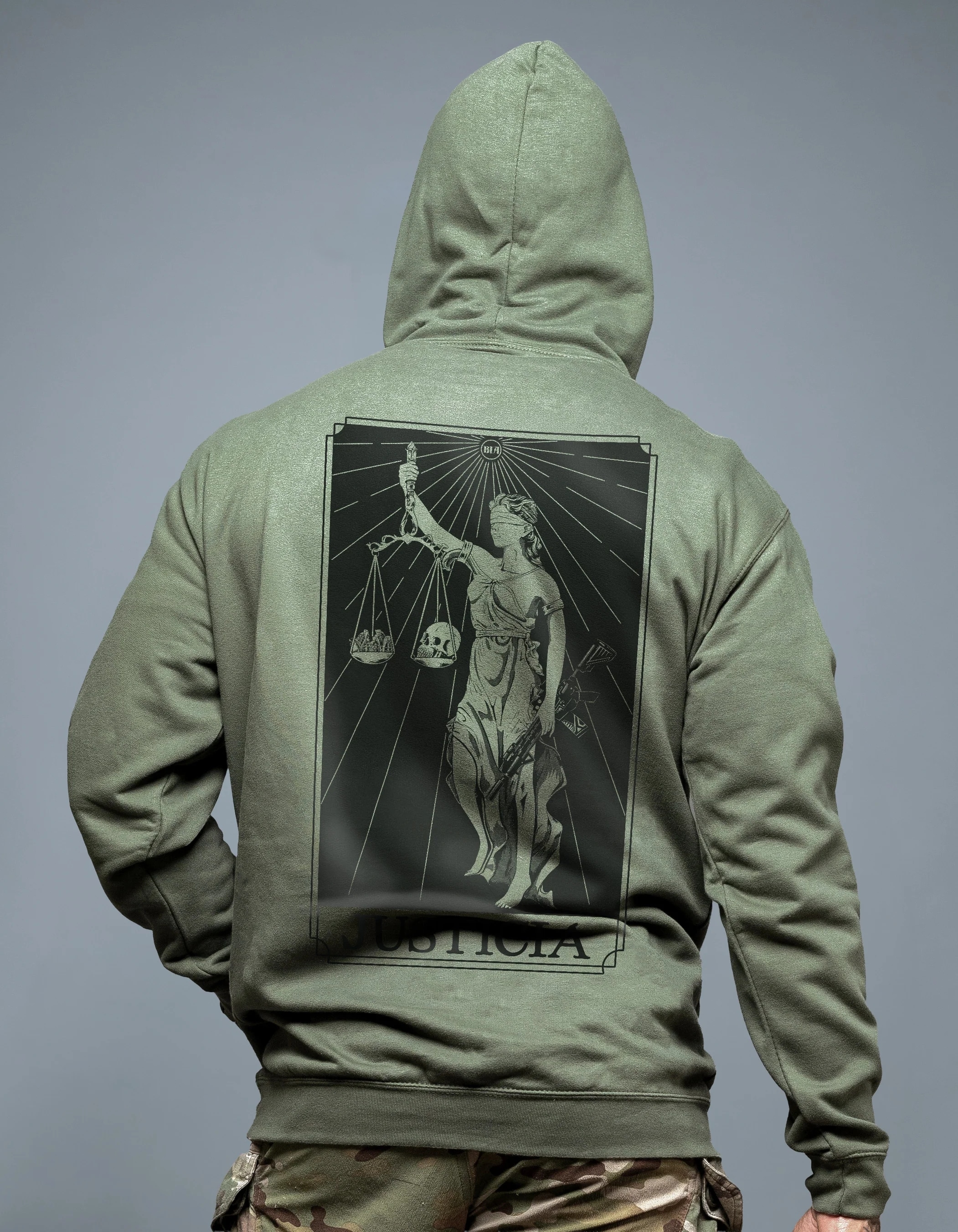 Bluza Brothers in Arms Justicia Hoodie - Olive
