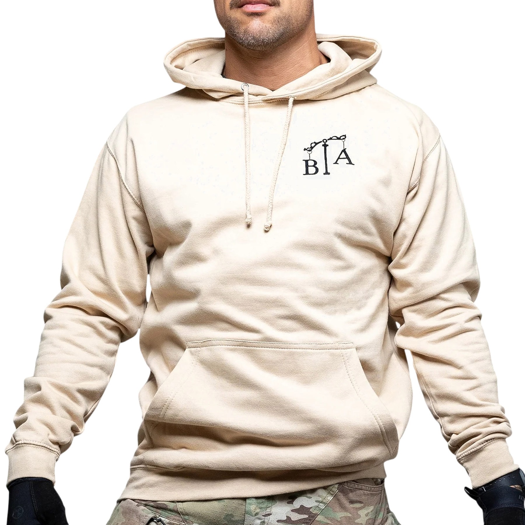 Brothers in Arms Justicia Hoodie - Sand