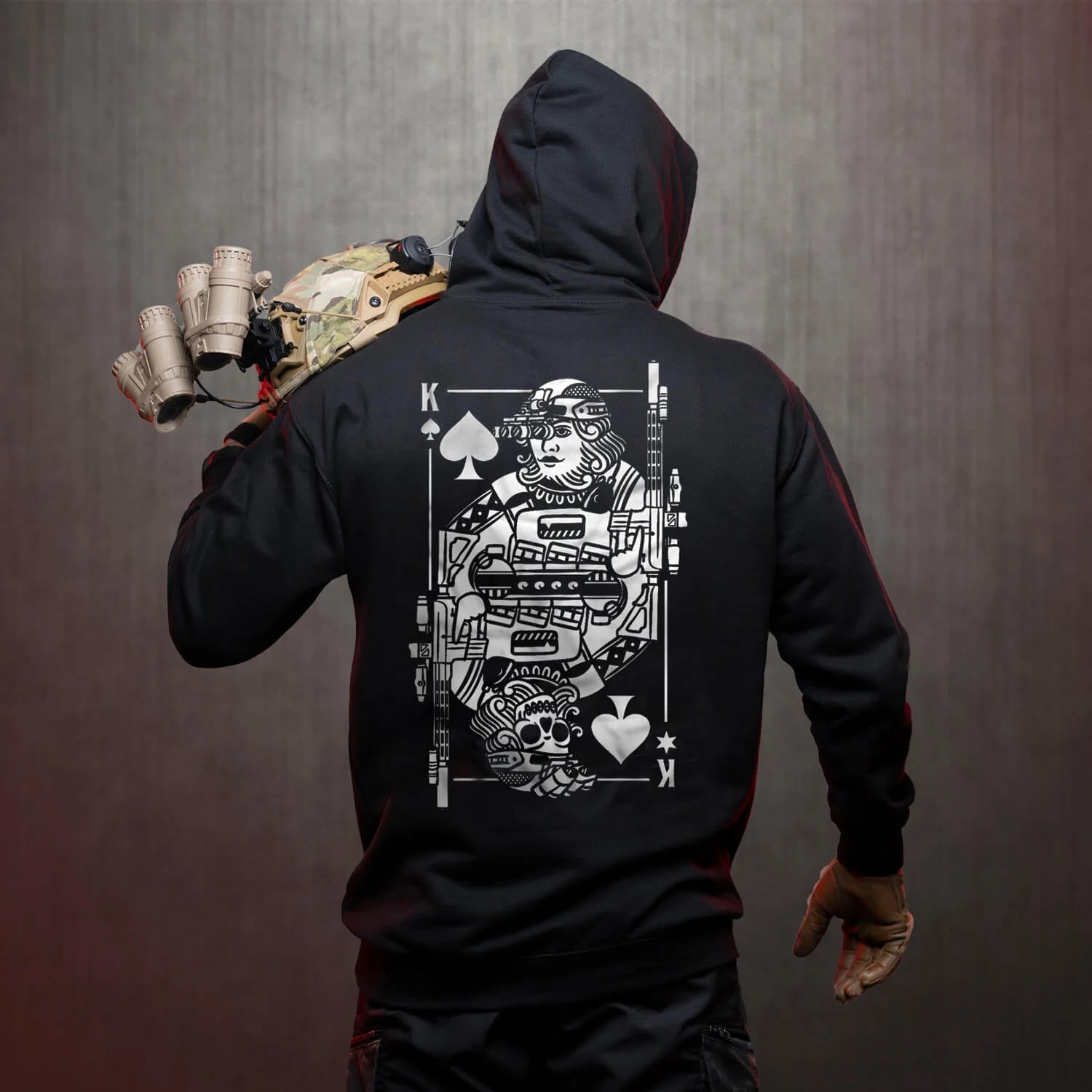 Худі Brothers in Arms King of Spades - Black