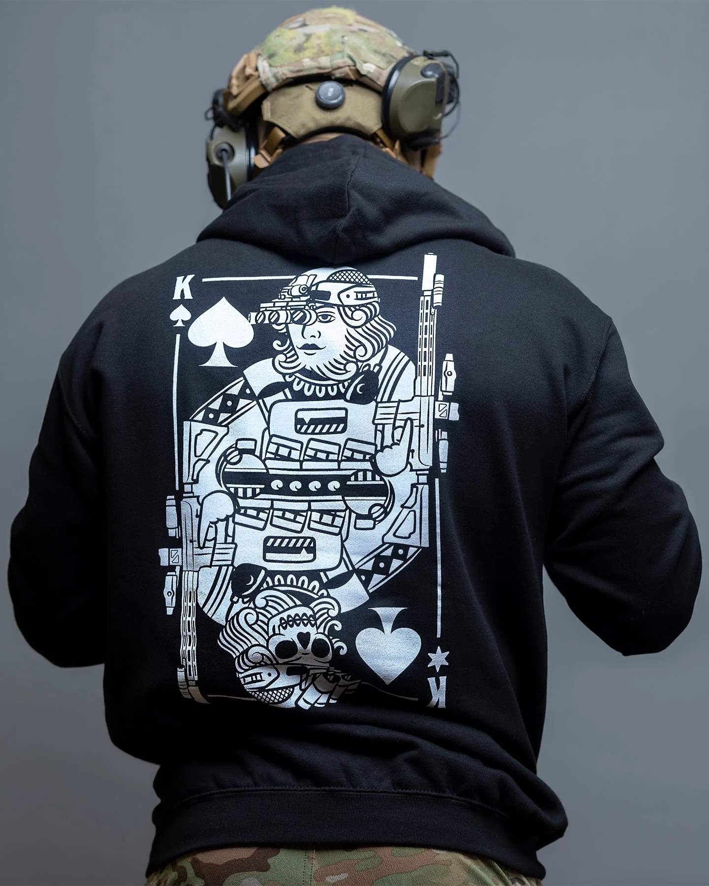 Худі Brothers in Arms King of Spades - Black