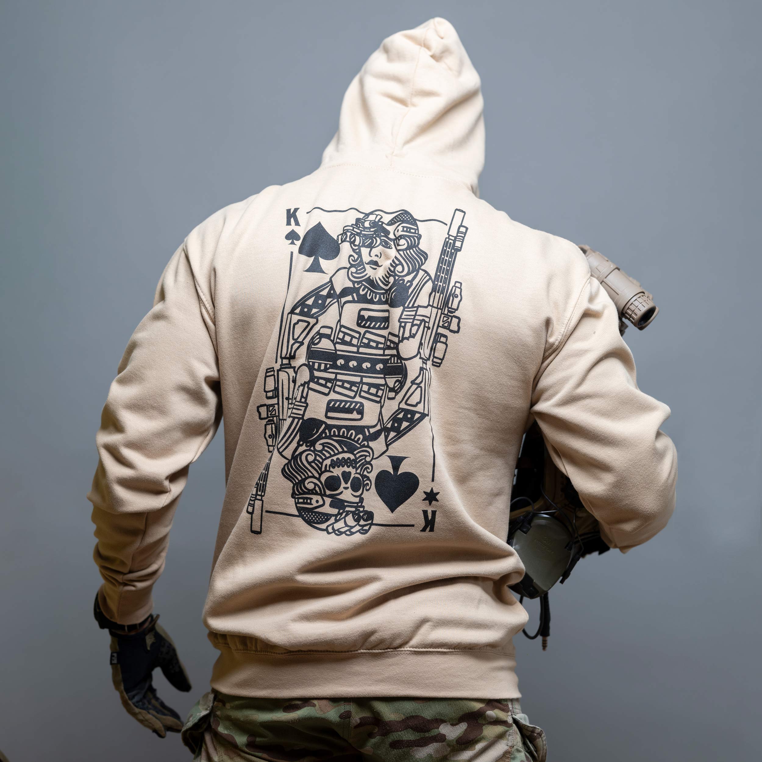 Худі Brothers in Arms King of Spades - Sand