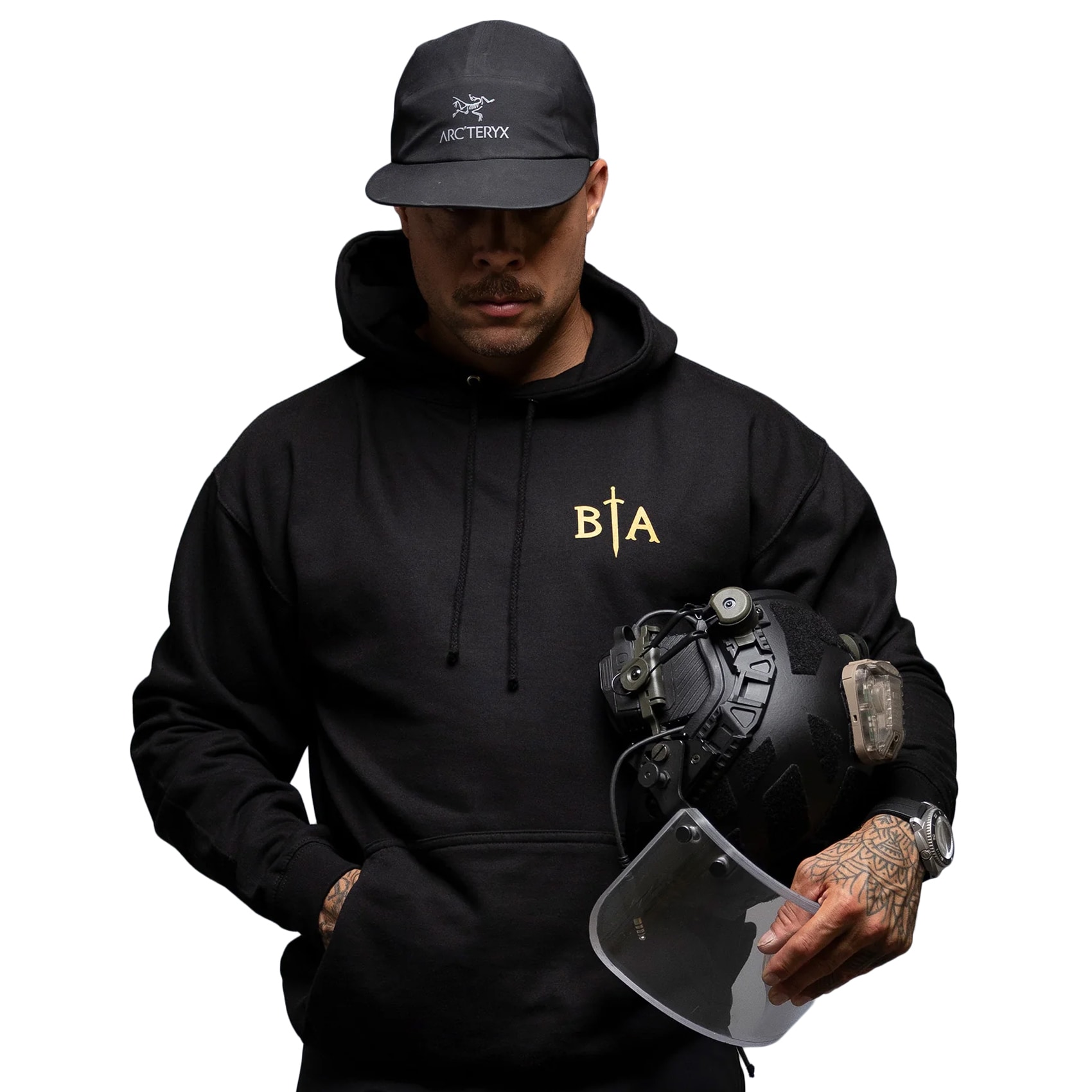 Bluza Brothers in Arms No Fear Hoodie - Black