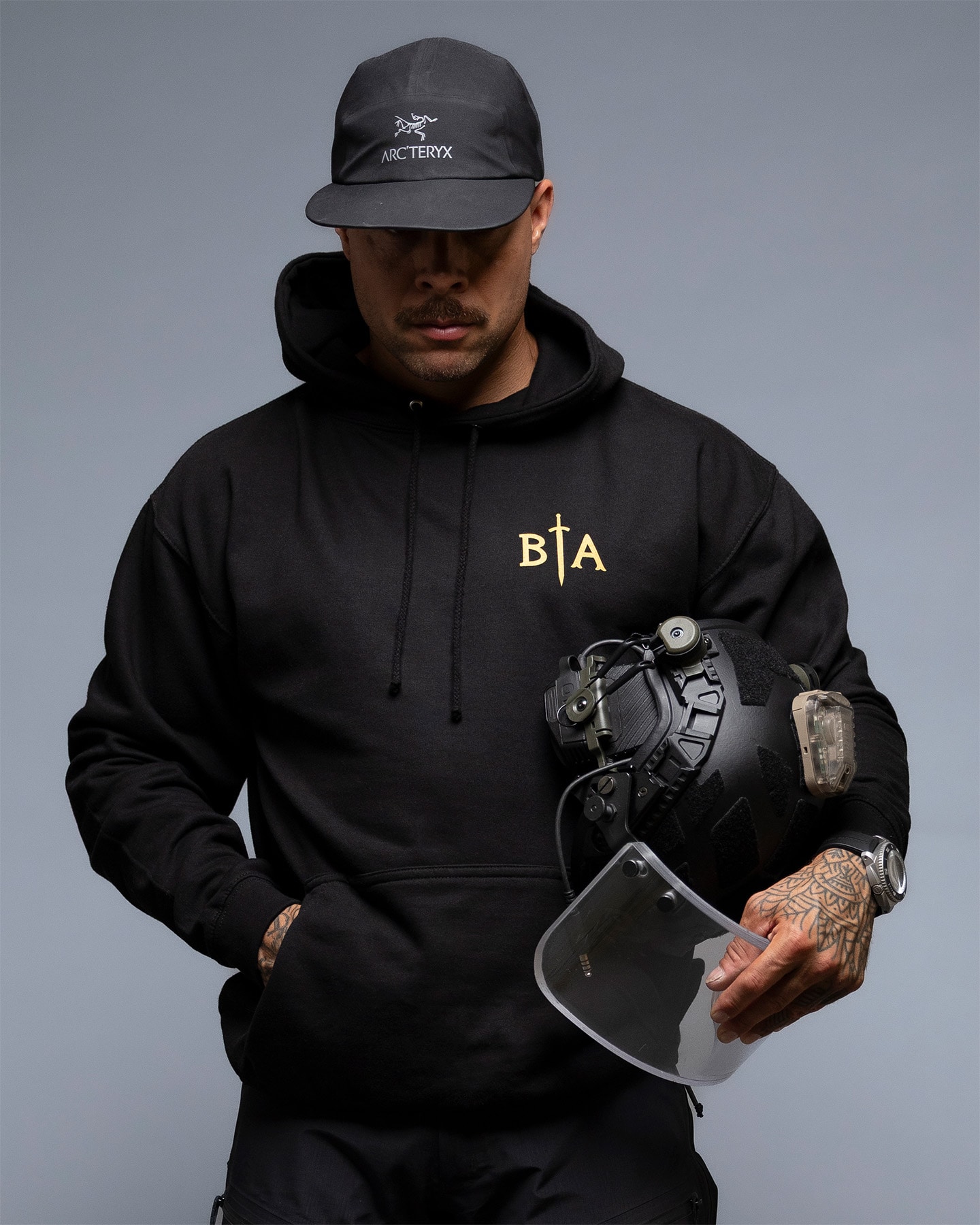 Brothers in Arms No Fear Hoodie - Black