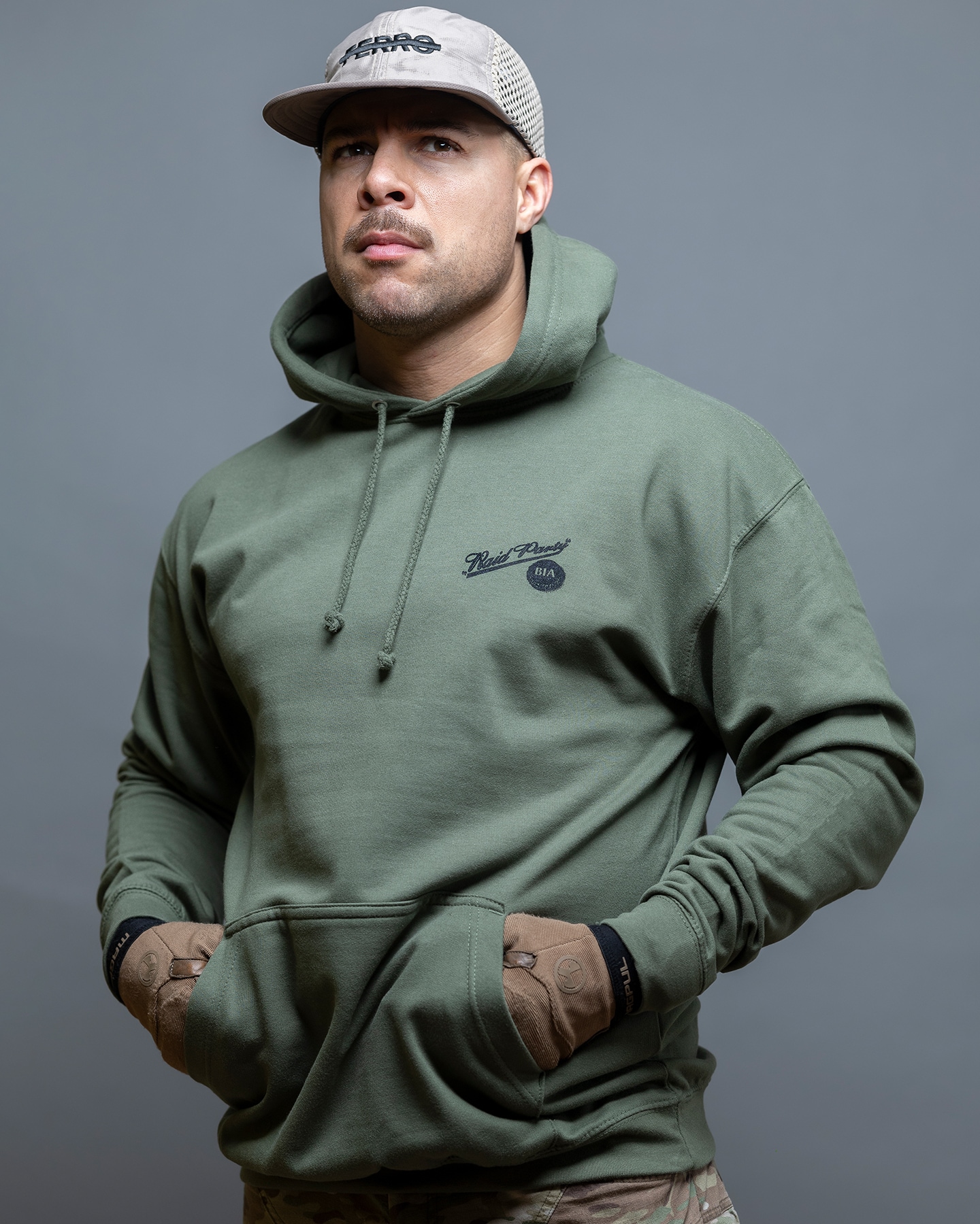 Bluza Brothers in Arms Raid Party Hoodie - Olive
