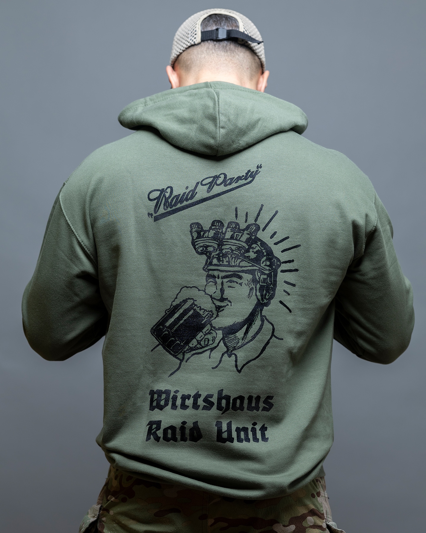 Bluza Brothers in Arms Raid Party Hoodie - Olive