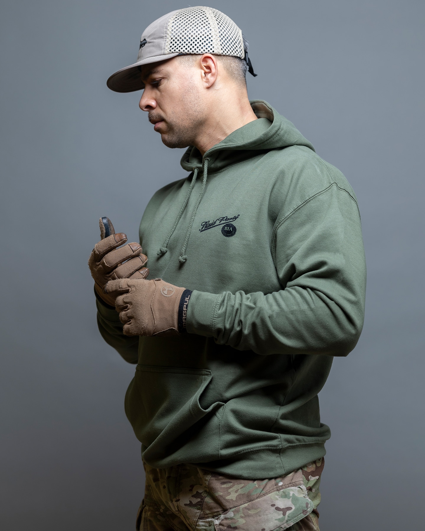 Bluza Brothers in Arms Raid Party Hoodie - Olive