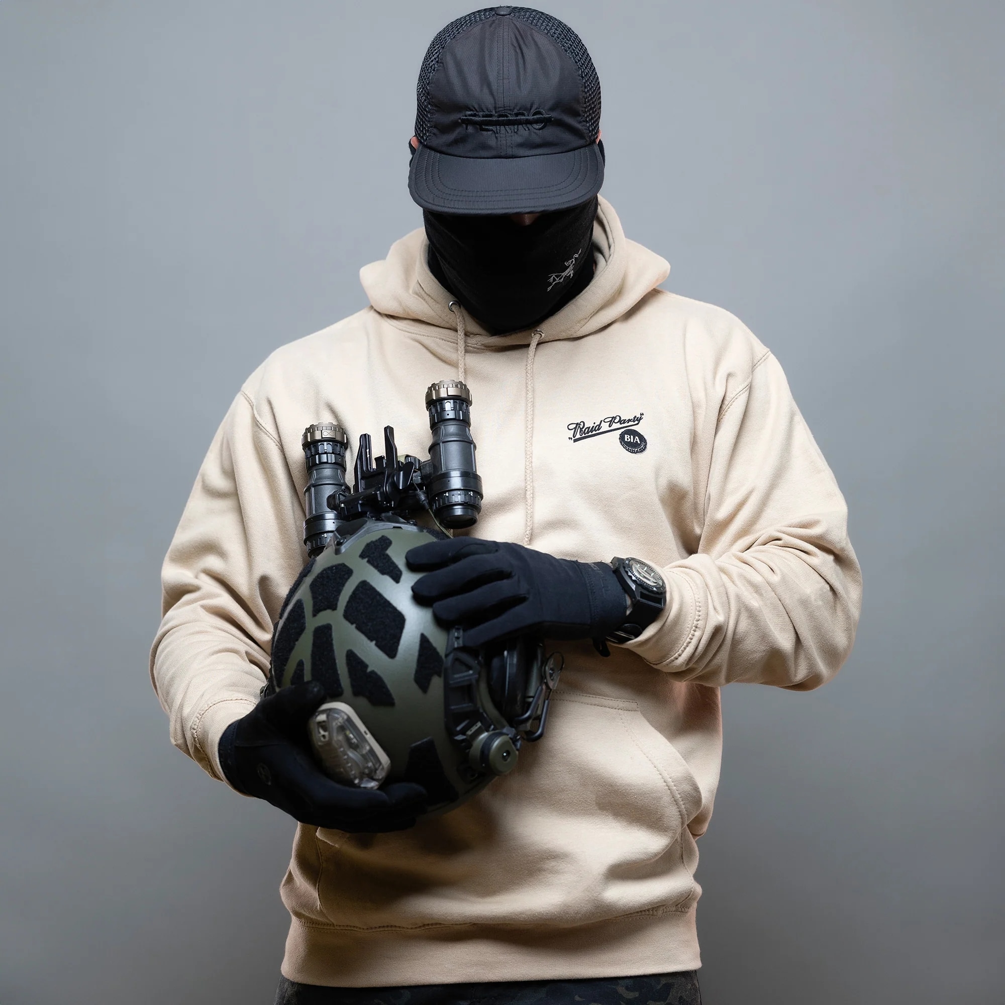 Bluza Brothers in Arms Raid Party Hoodie - Sand