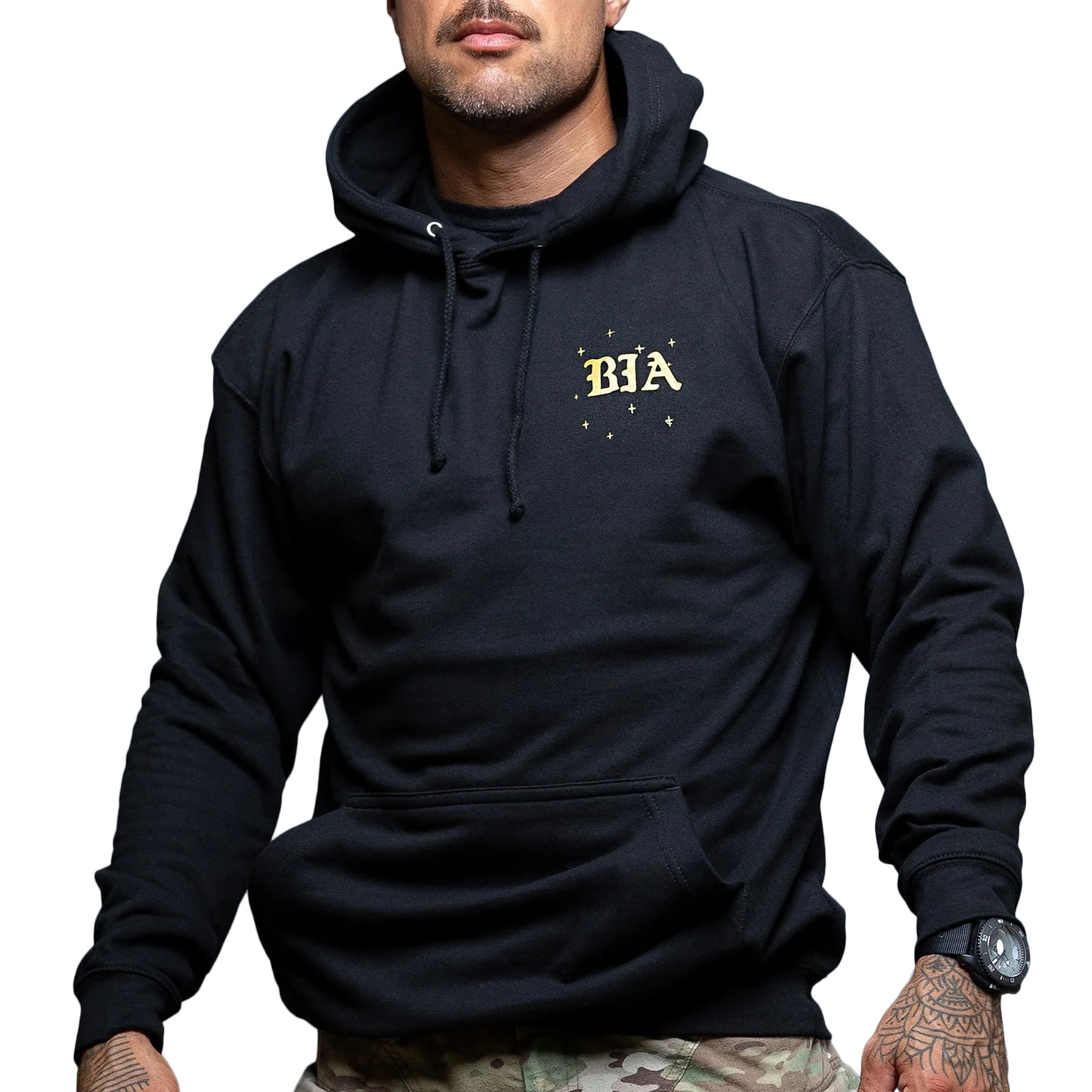 Bluza Brothers in Arms Stars Hoodie - Black