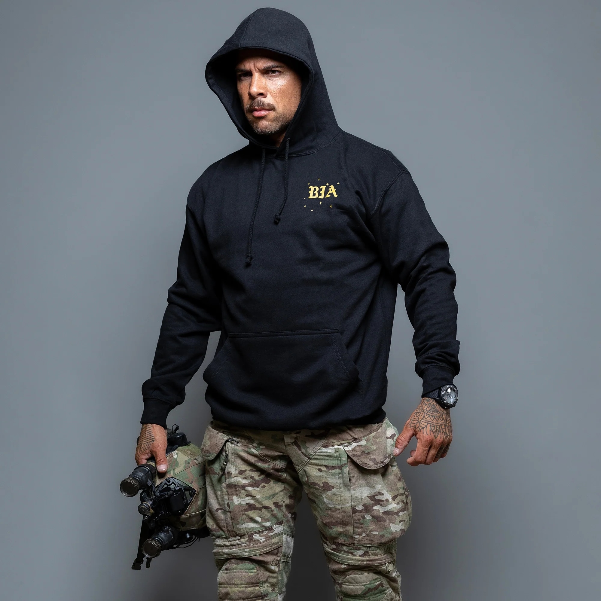 Bluza Brothers in Arms Stars Hoodie - Black