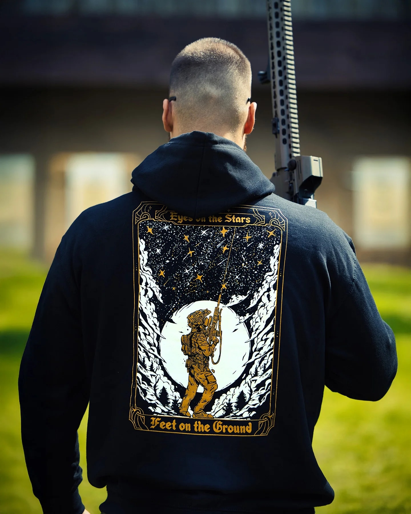 Bluza Brothers in Arms Stars Hoodie - Black