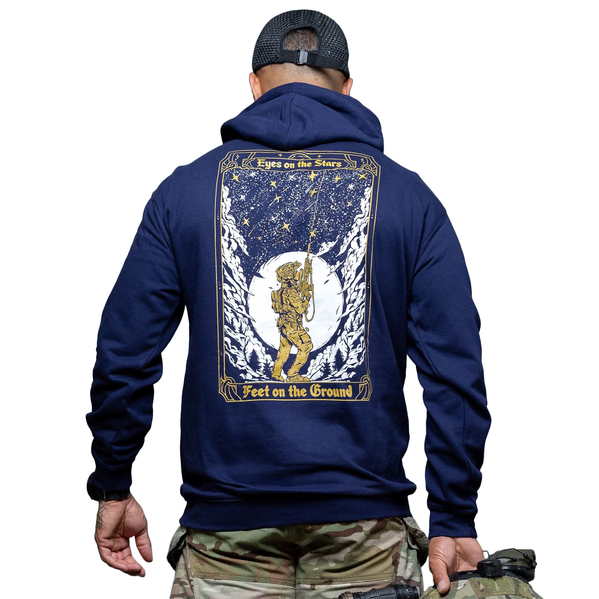 Bluza Brothers in Arms Stars Hoodie - Navy