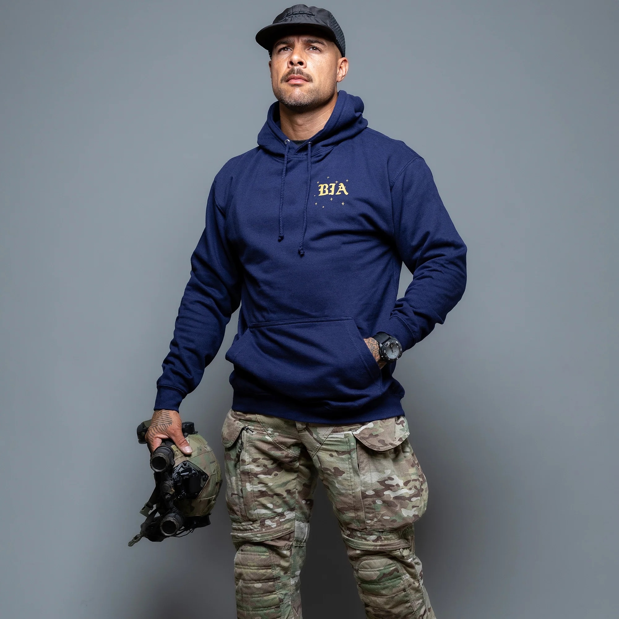 Bluza Brothers in Arms Stars Hoodie - Navy
