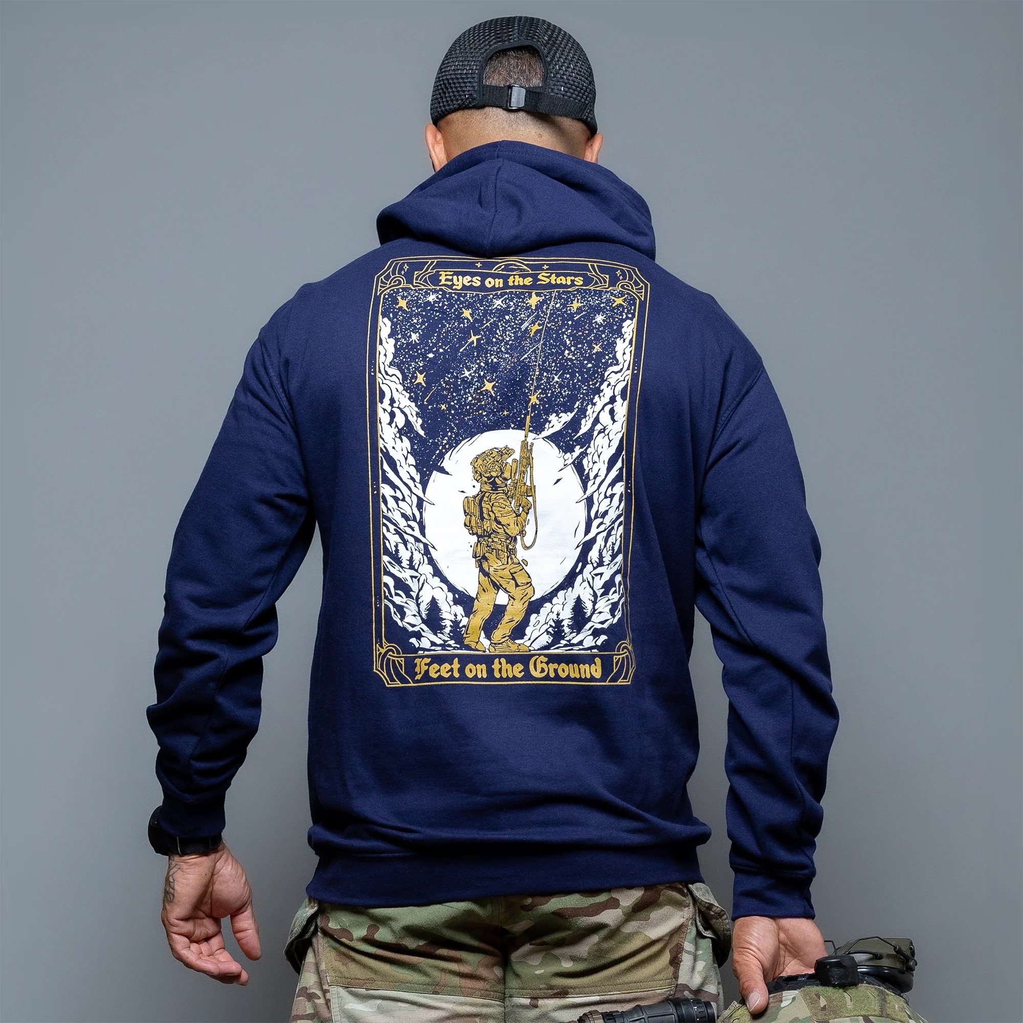 Bluza Brothers in Arms Stars Hoodie - Navy