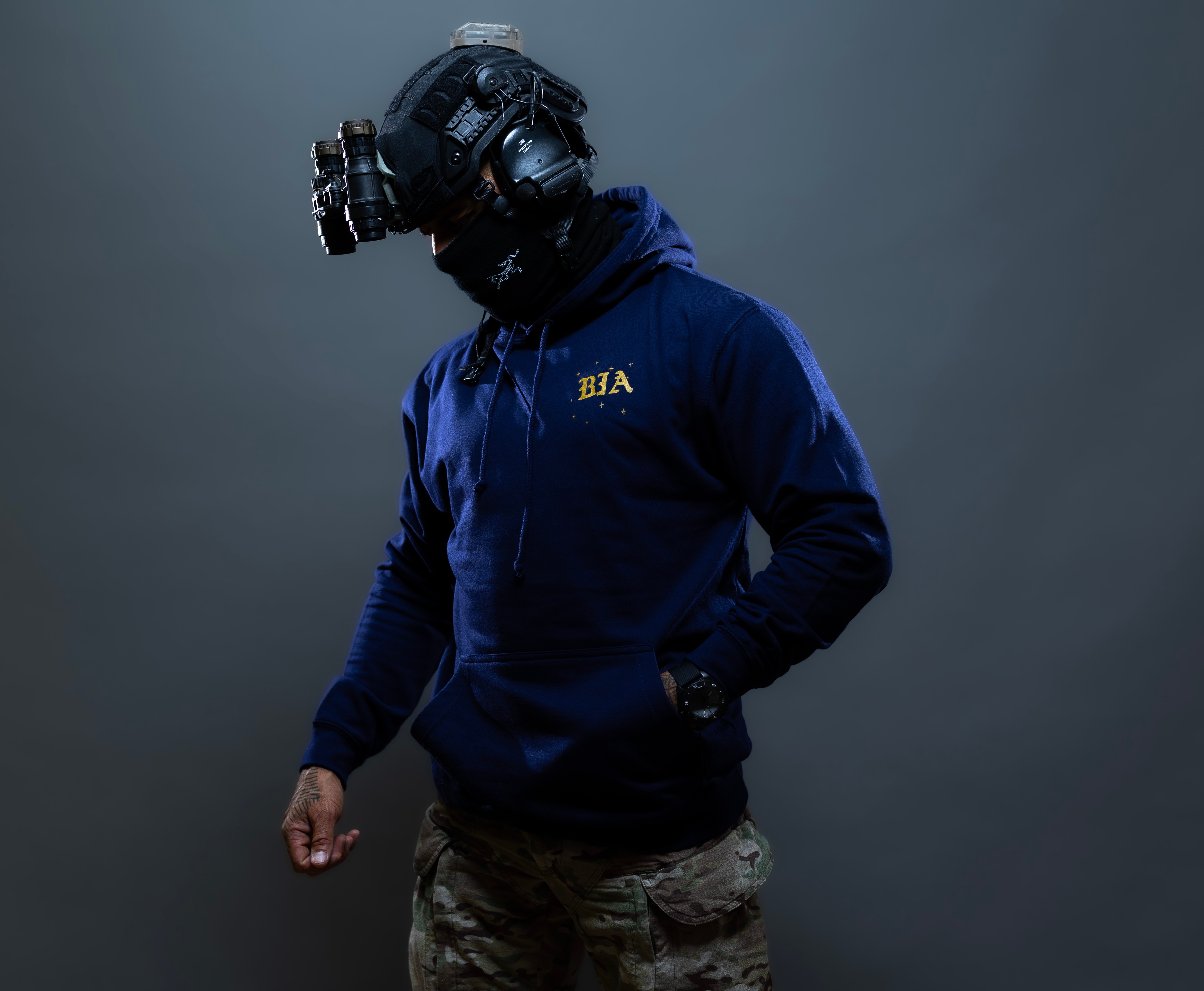 Bluza Brothers in Arms Stars Hoodie - Navy