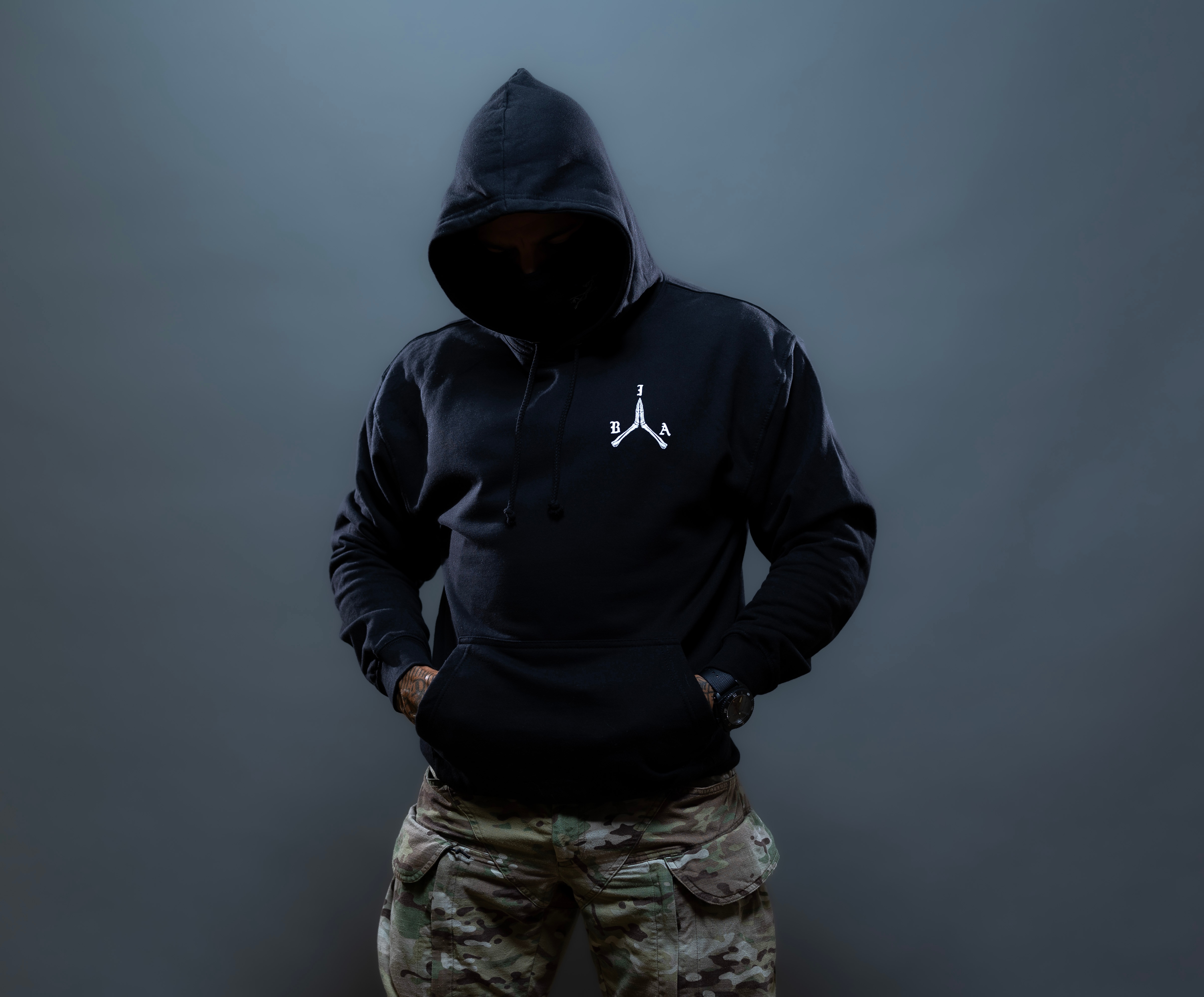 Bluza Brothers in Arms Stay Violent Hoodie - Black