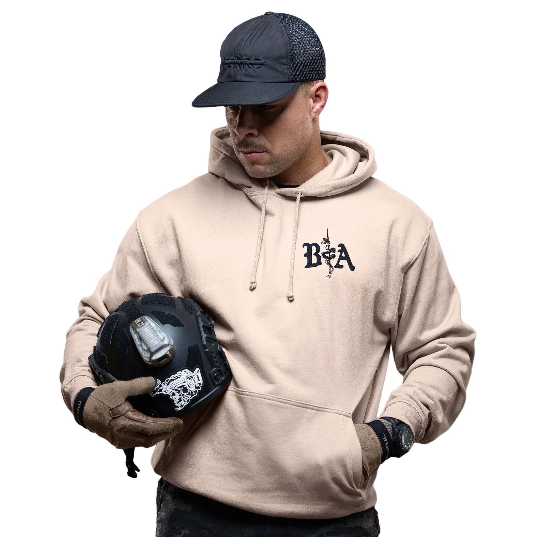 Bluza Brothers in Arms St. Michael Hoodie - Sand