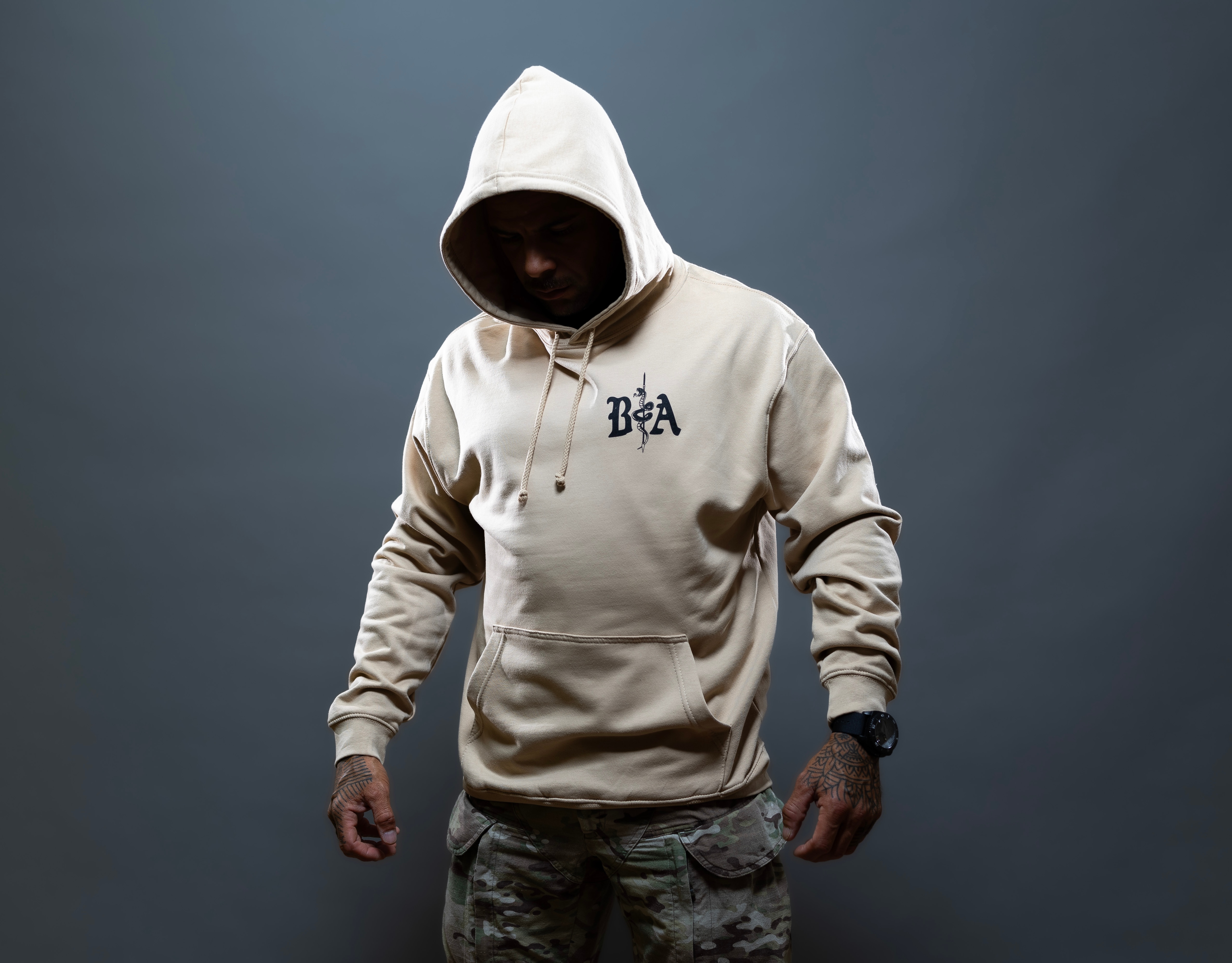 Bluza Brothers in Arms St. Michael Hoodie - Sand