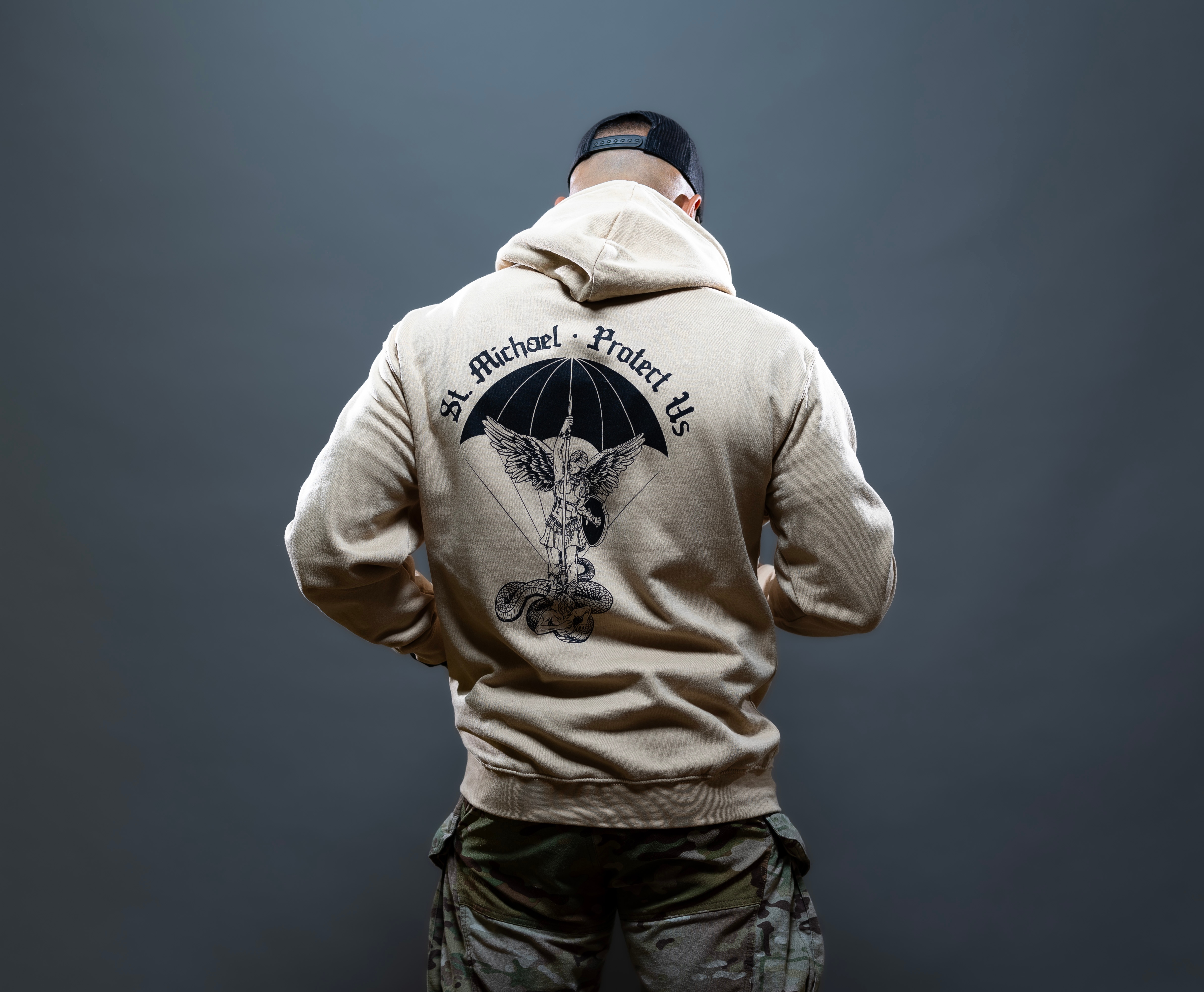 Bluza Brothers in Arms St. Michael Hoodie - Sand