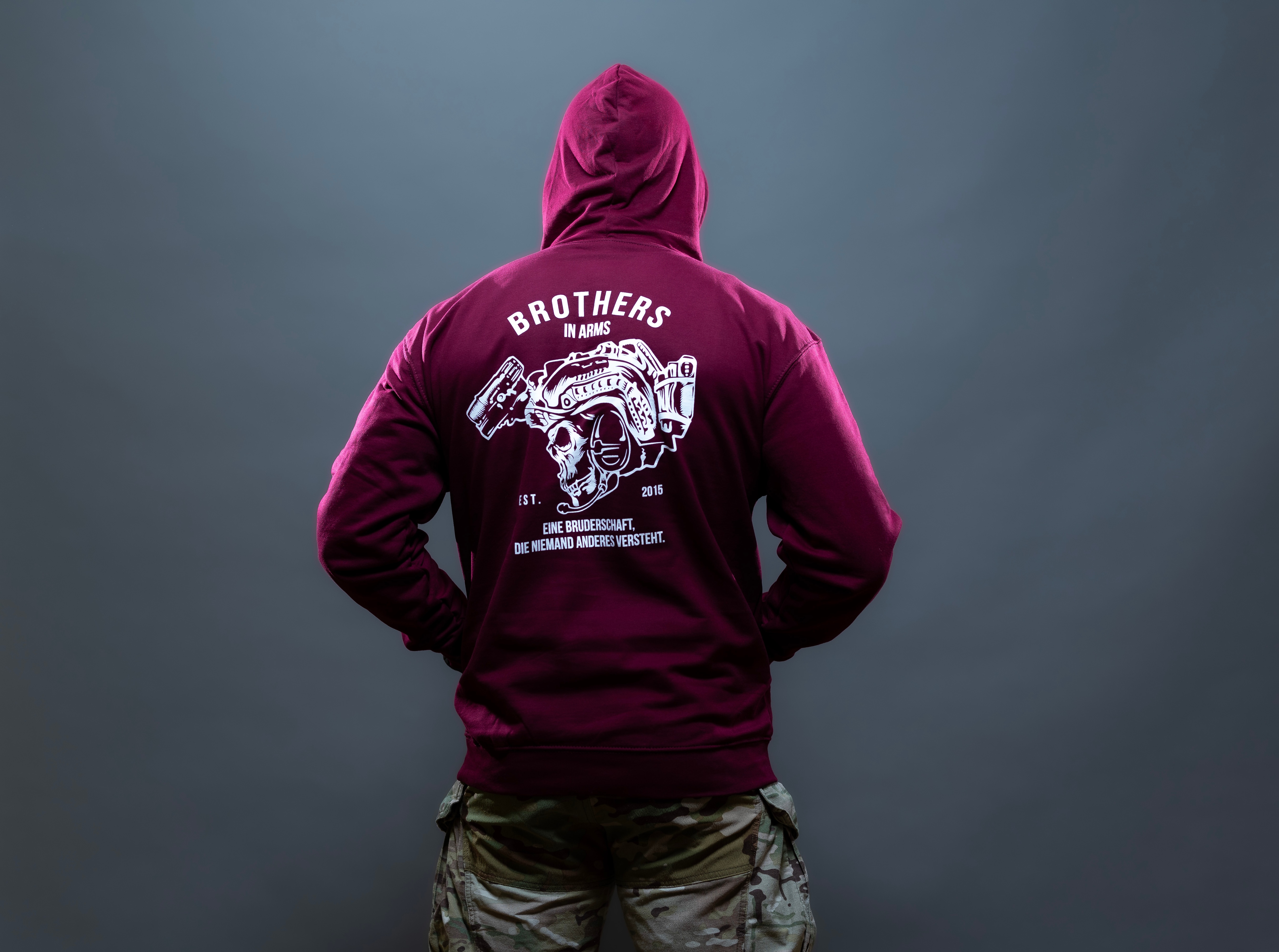 Bluza Brothers in Arms Team Hoodie - Bordeaux