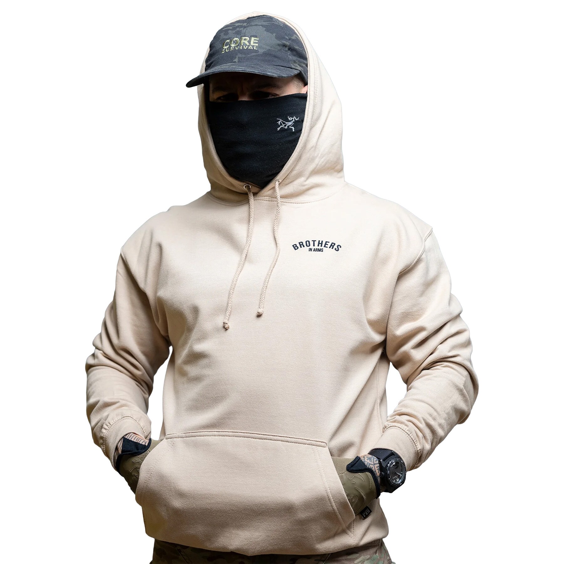 Bluza Brothers in Arms Team Hoodie - Sand