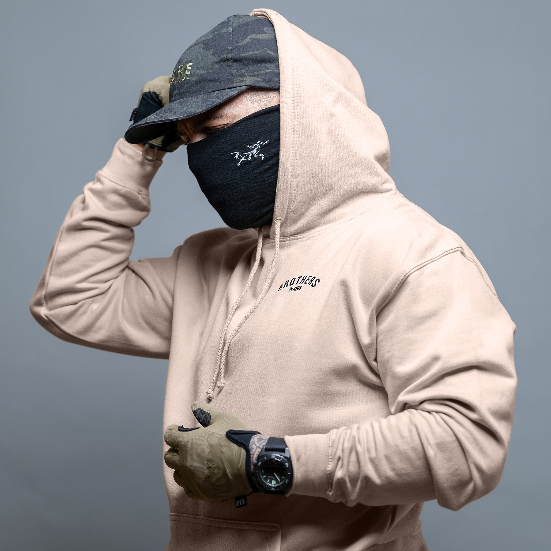 Bluza Brothers in Arms Team Hoodie - Sand